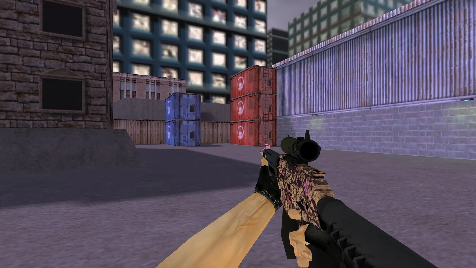 SG 553 | Desert Blossom — cs_assault (first person)