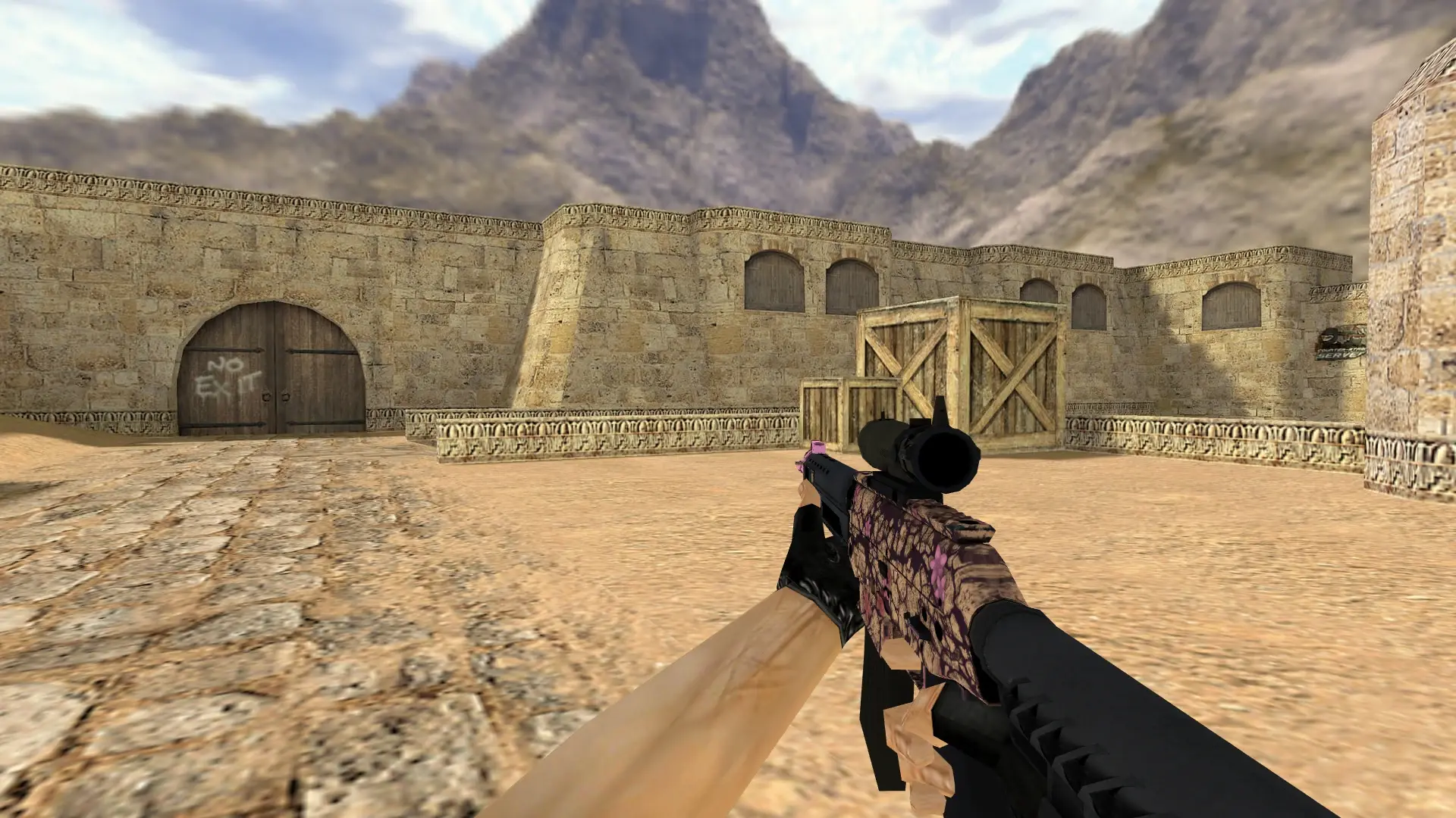 SG 553 | Desert Blossom — de_dust2 (first person)