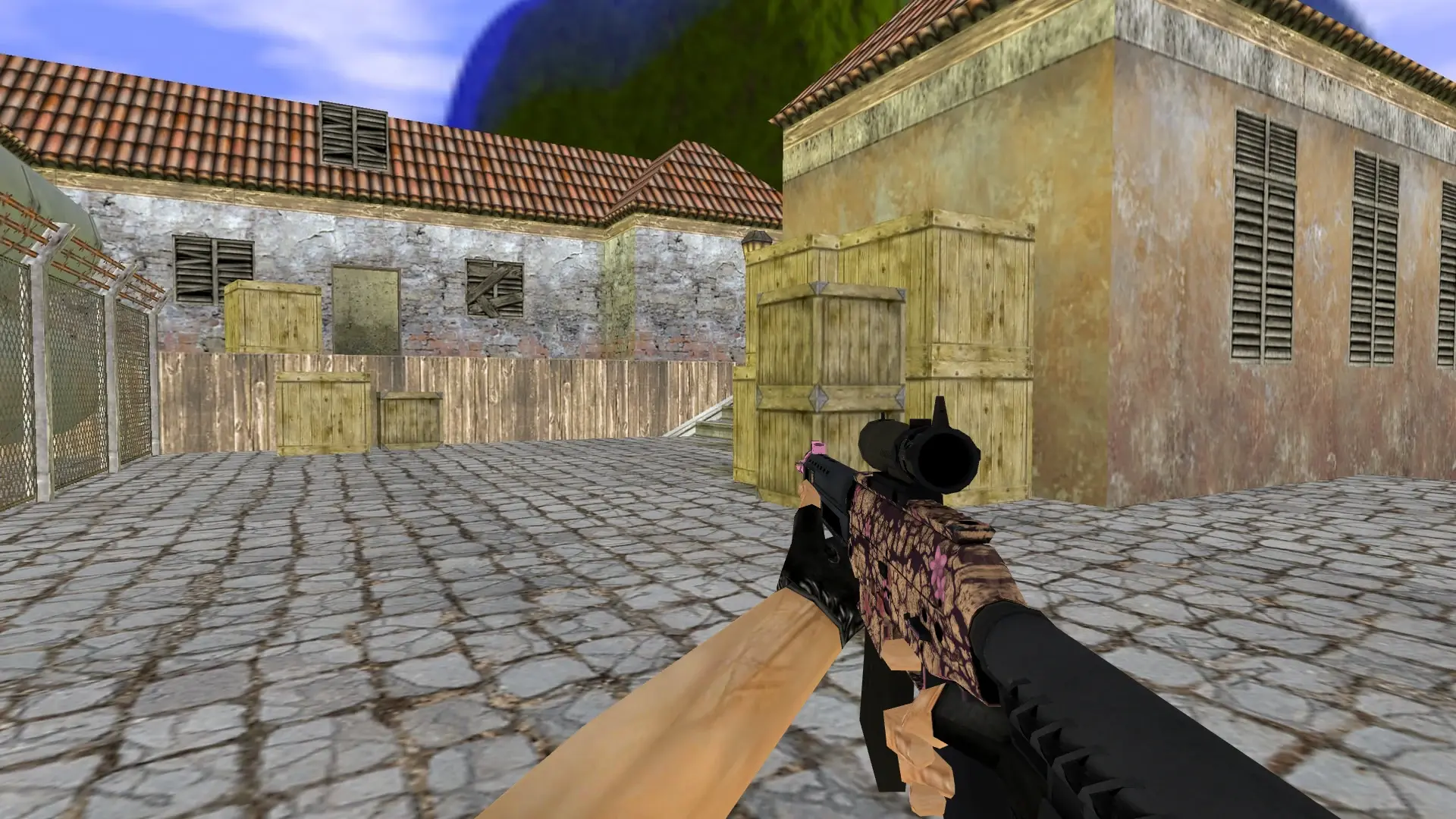 SG 553 | Desert Blossom — de_inferno (first person)