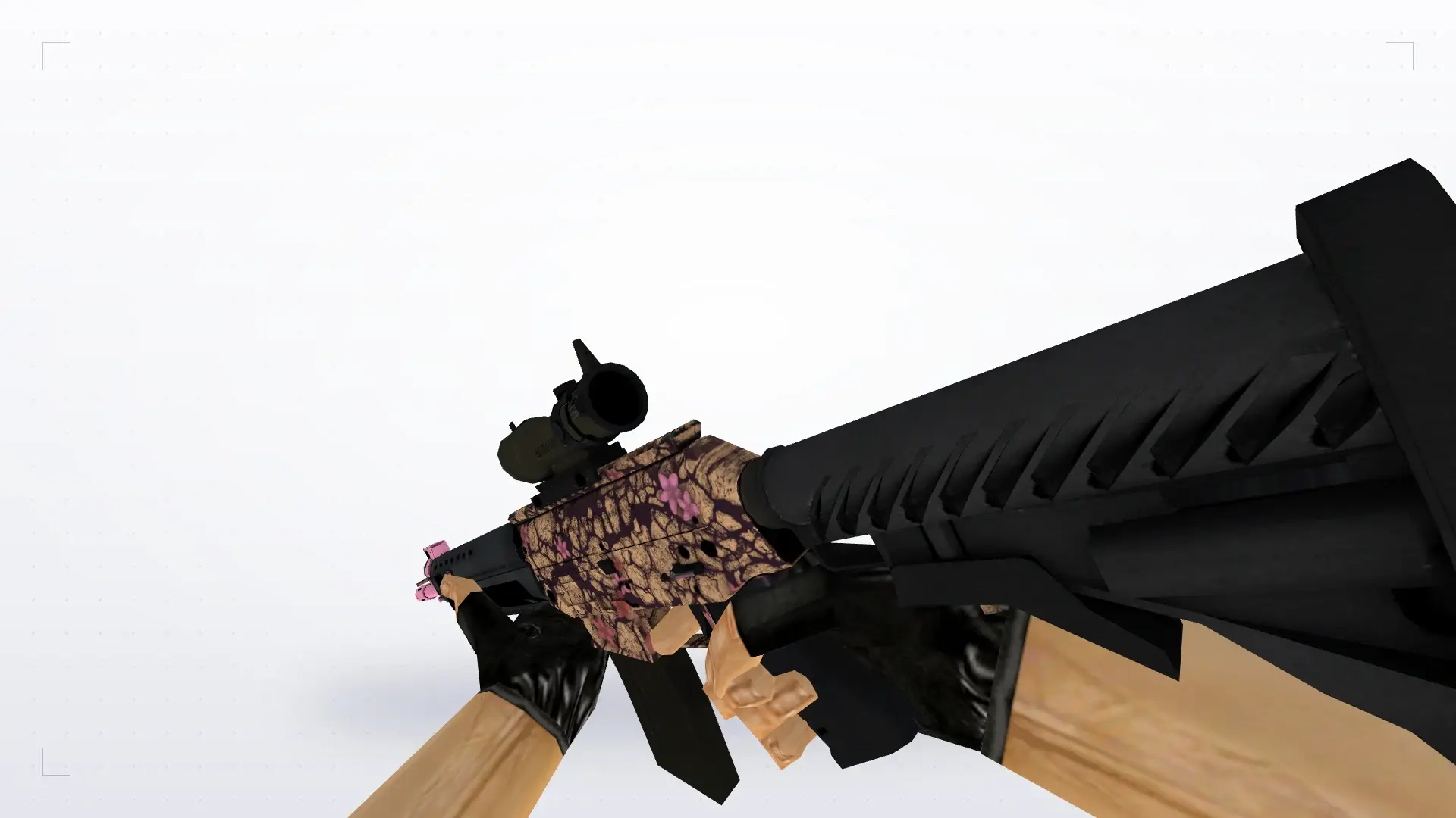 SG 553 | Desert Blossom — first person