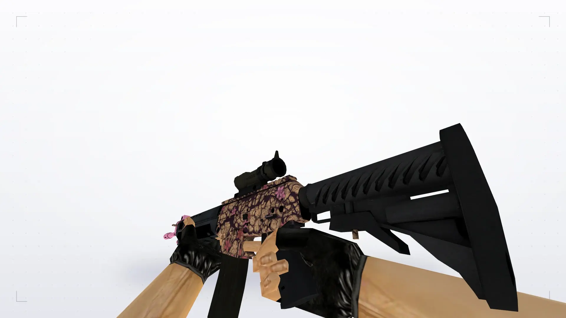SG 553 | Desert Blossom — first person