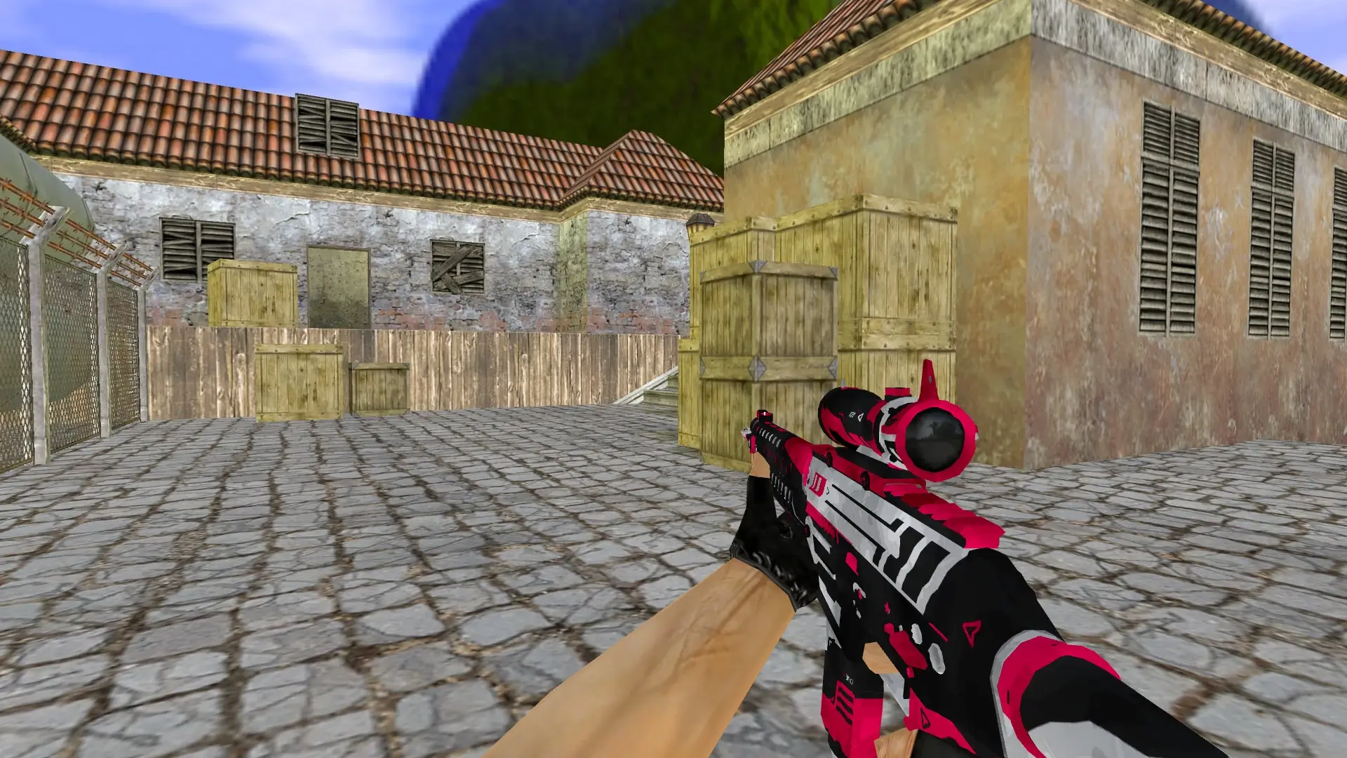 SG 553 Felling Stone — de_inferno (first person)