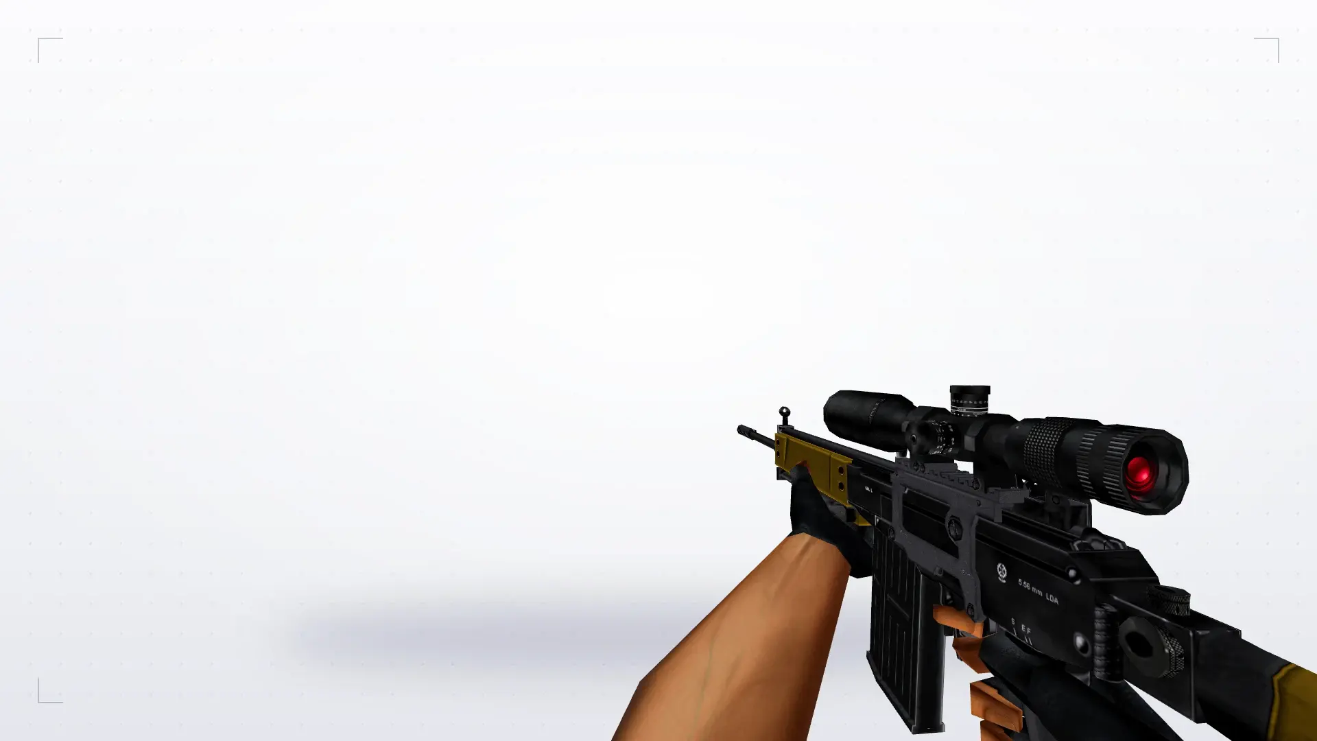 Galil with Scope — first person