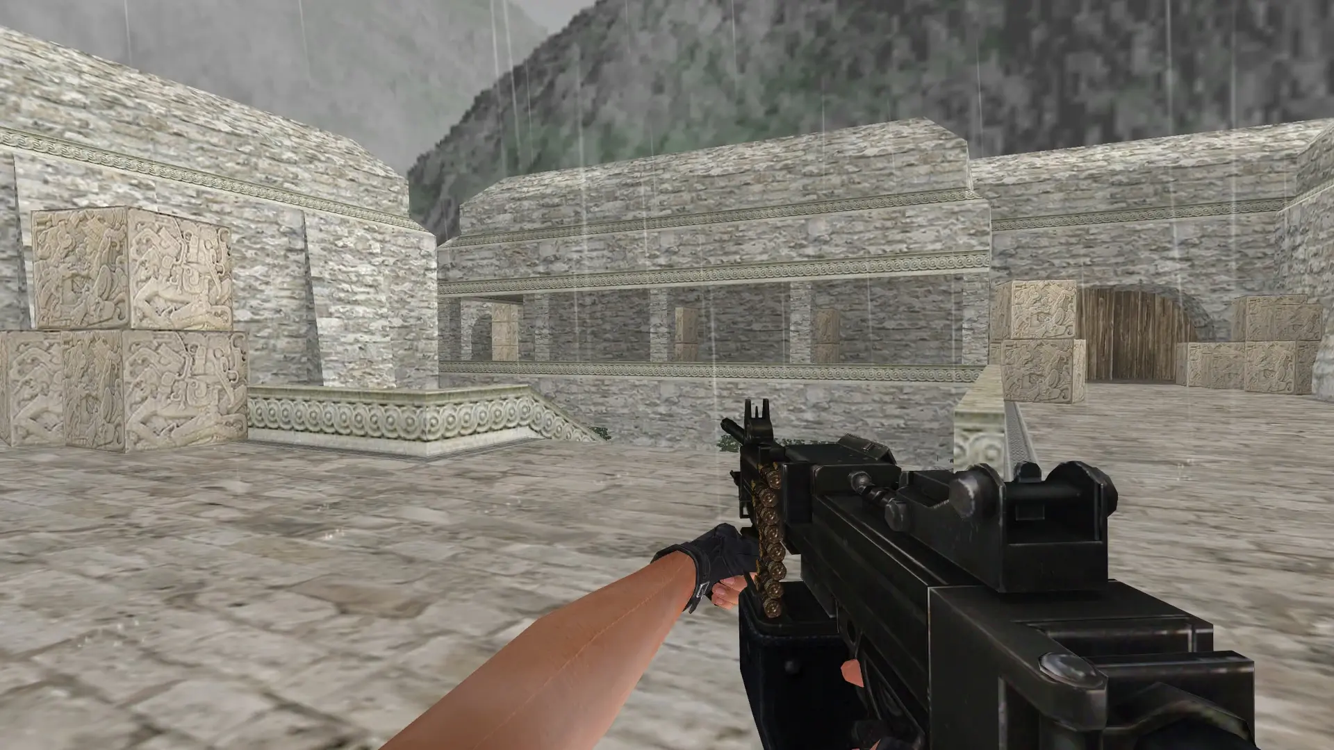 Negev — de_aztec (first person)
