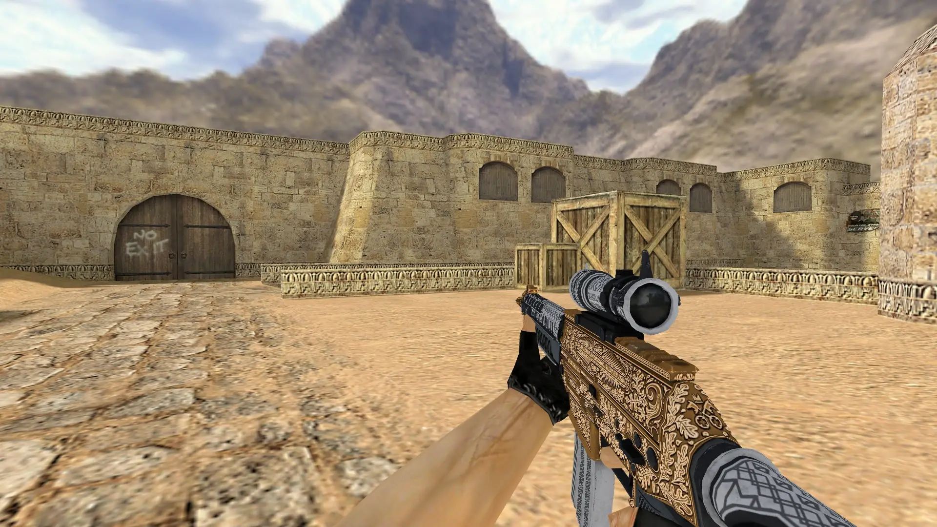 SG 553 Guardsman — de_dust2 (first person)