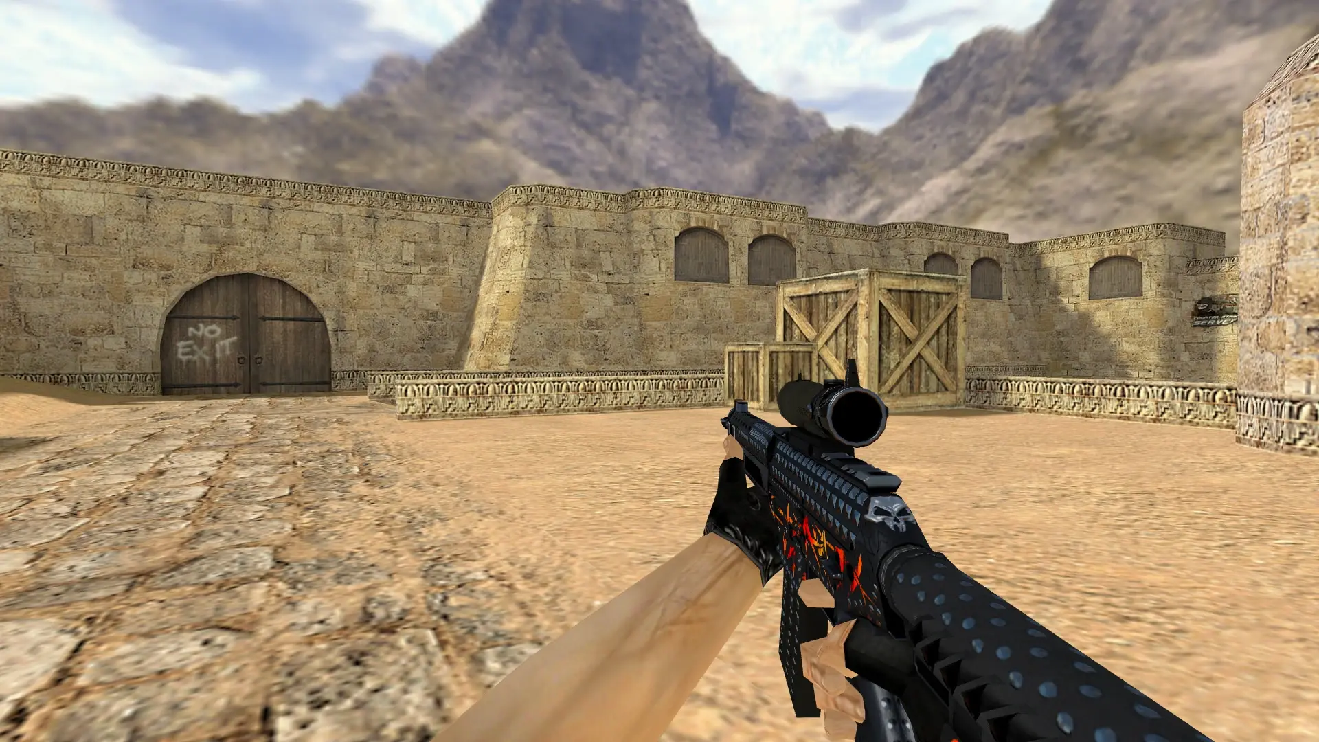 SG 553 | Heavy Metal — de_dust2 (first person)
