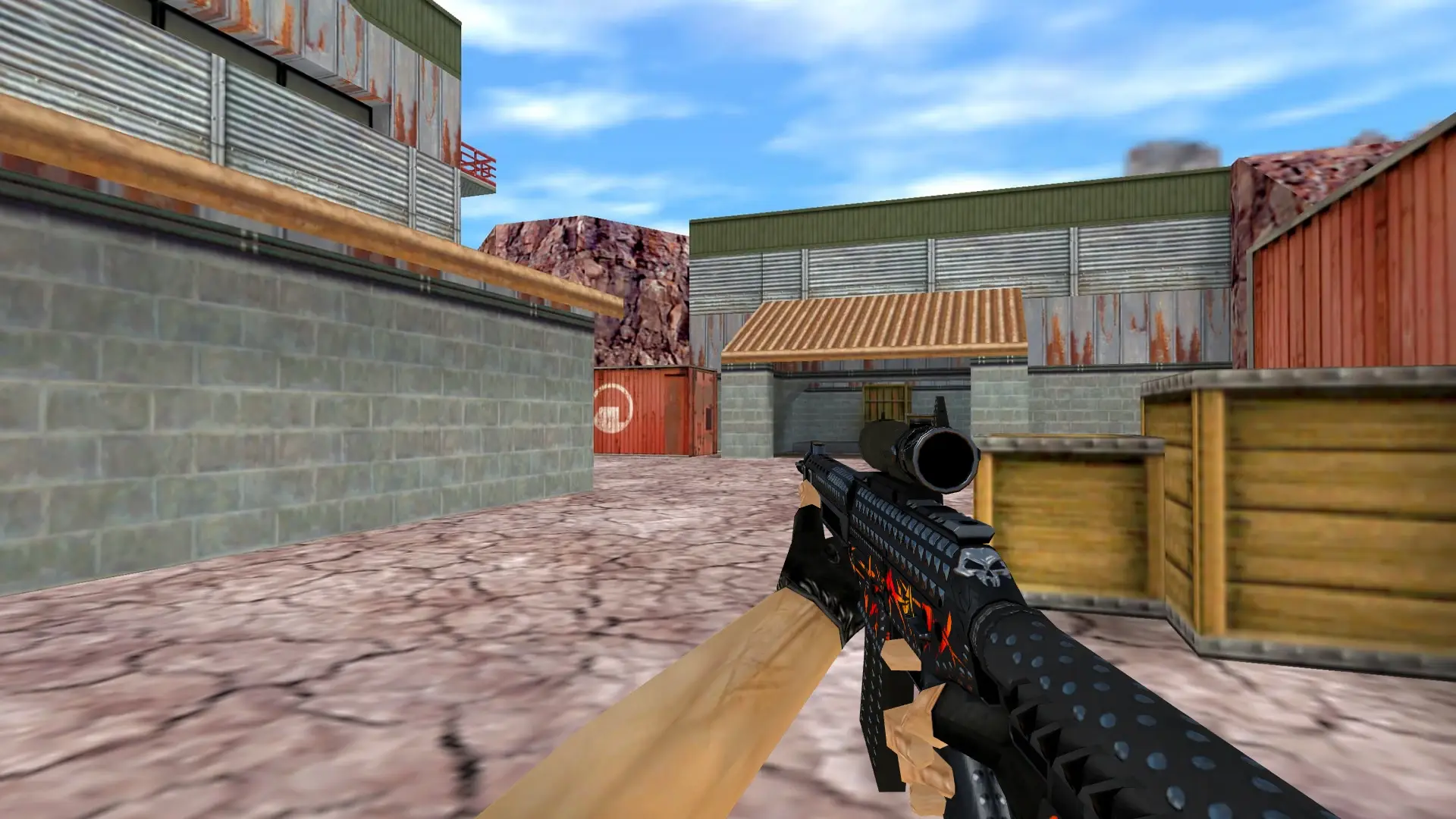 SG 553 | Heavy Metal — de_nuke (first person)