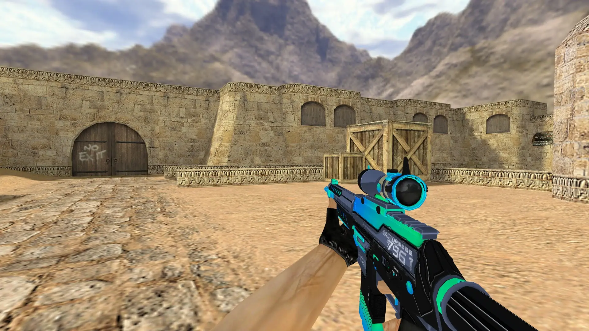 SG 553 Infinity — de_dust2 (first person)