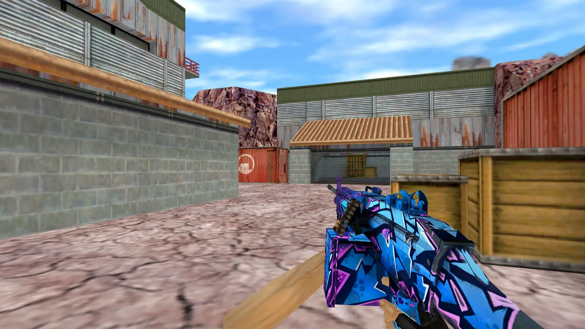 Negev Downvoter — de_nuke (first person)