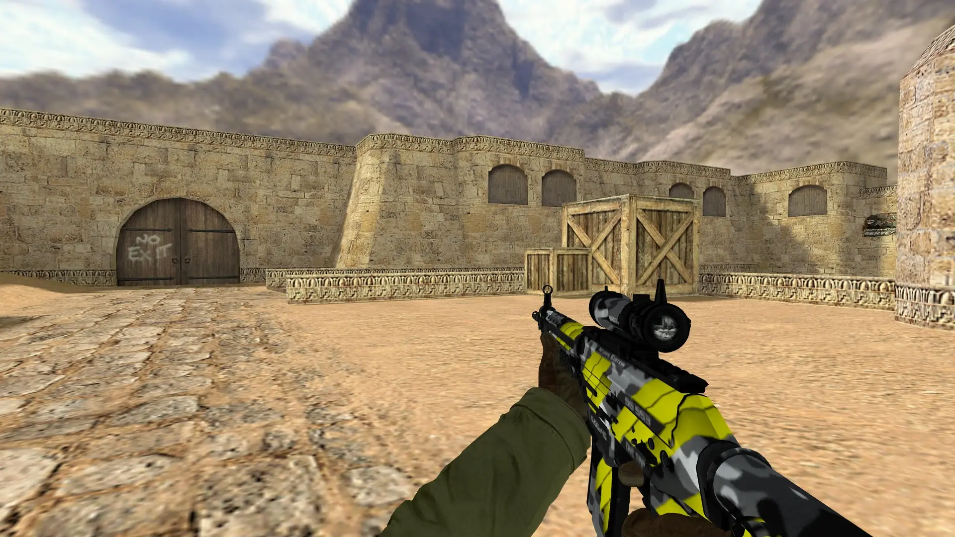 SG 553 Neural — de_dust2 (first person)