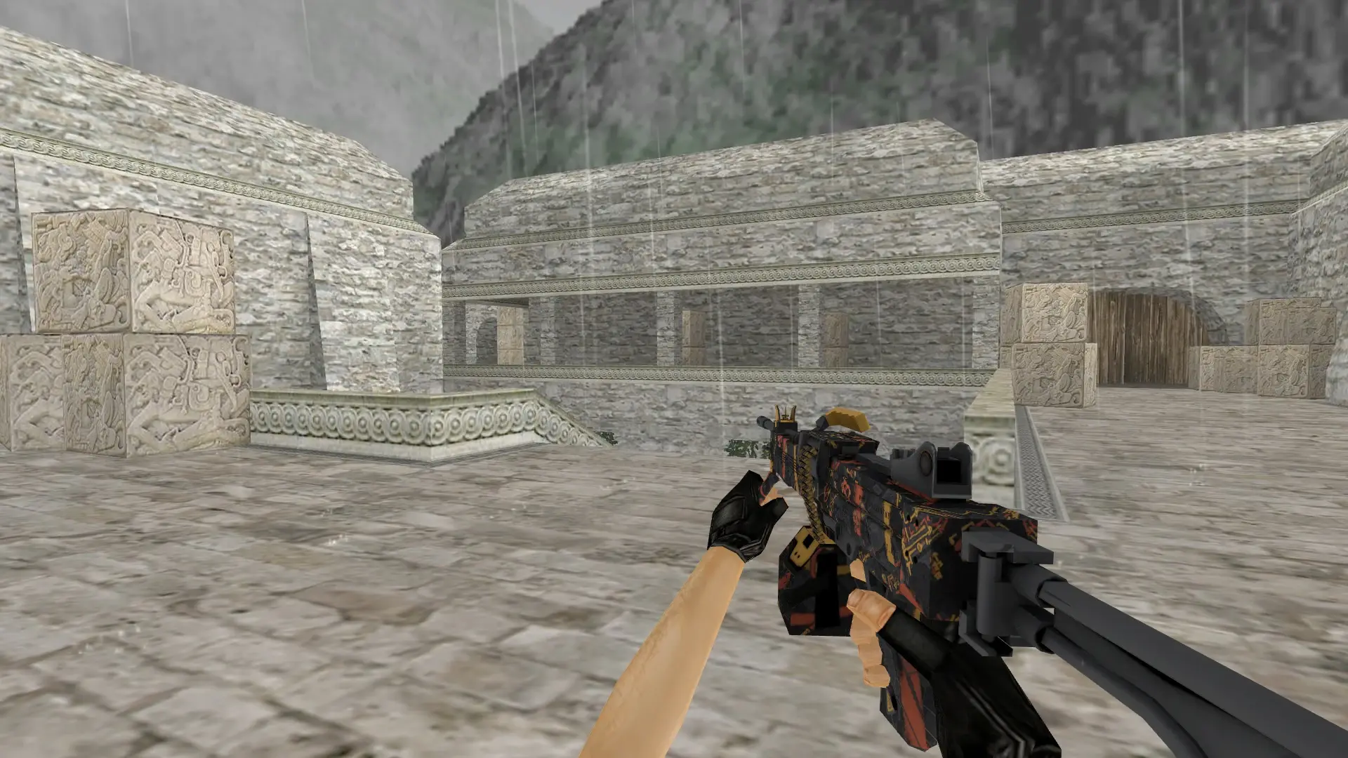 Negev | Infrastructure — de_aztec (first person)