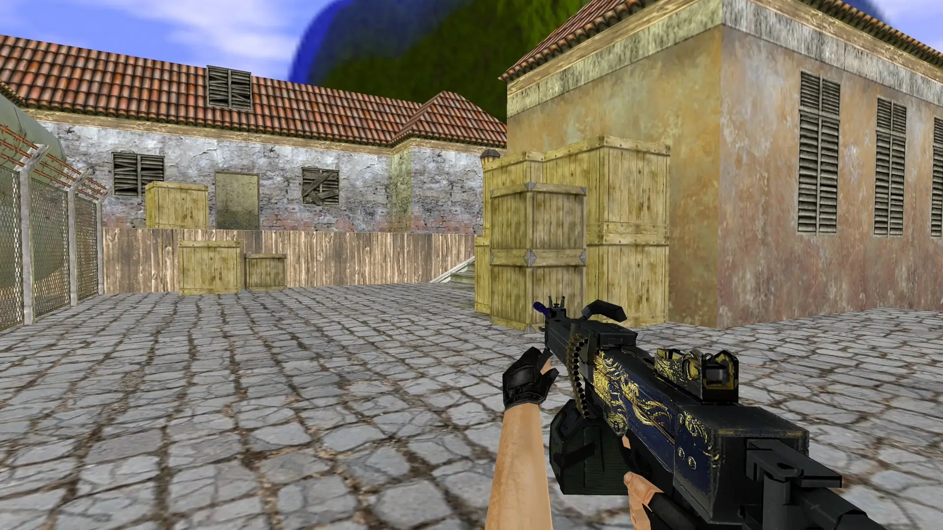 Negev | Man-o'-war — de_inferno (first person)