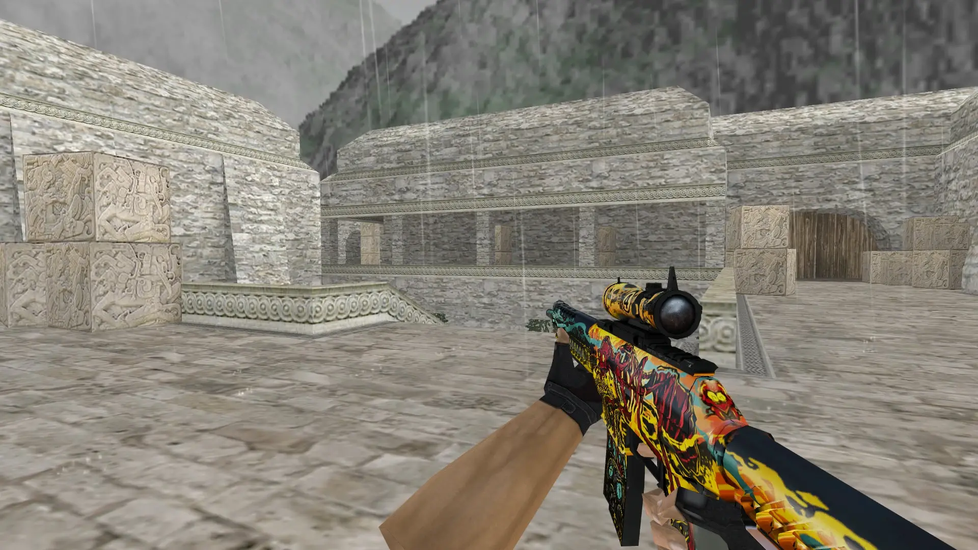 SG 553 Reactor — de_aztec (first person)