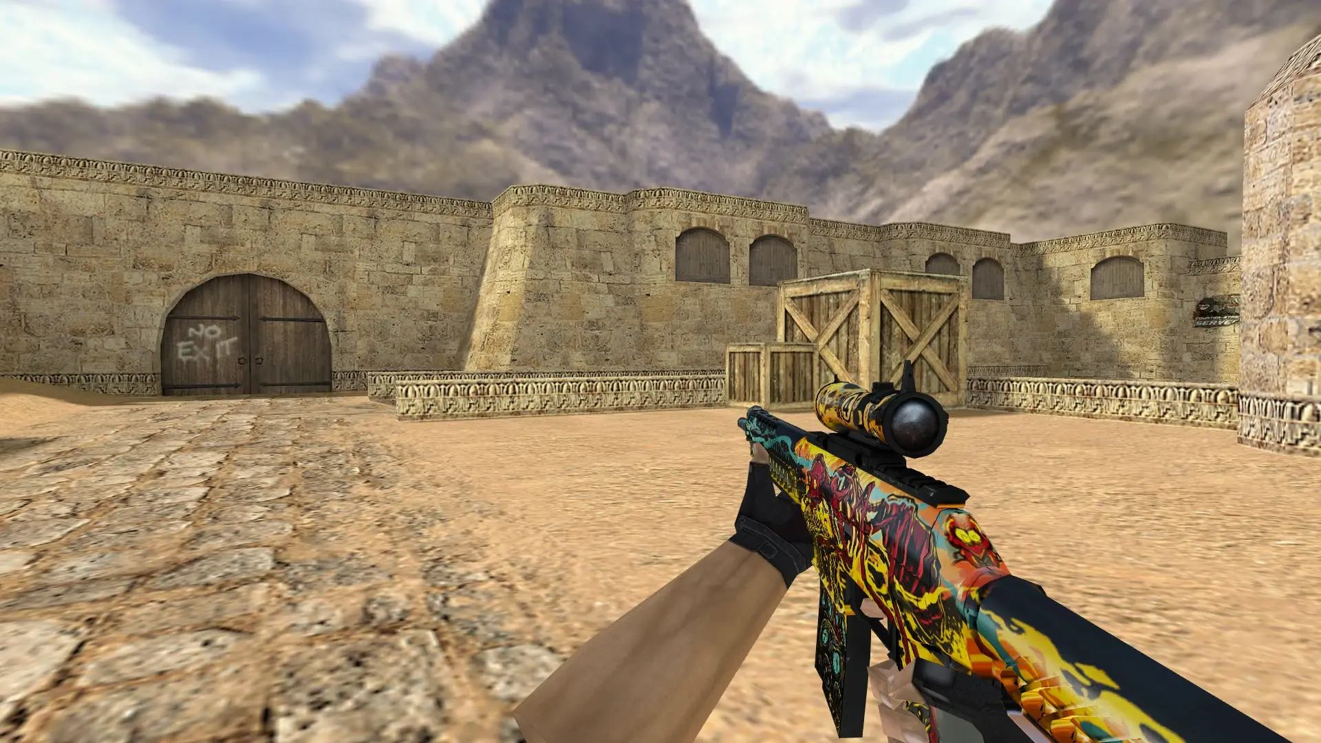 SG 553 Reactor — de_dust2 (first person)