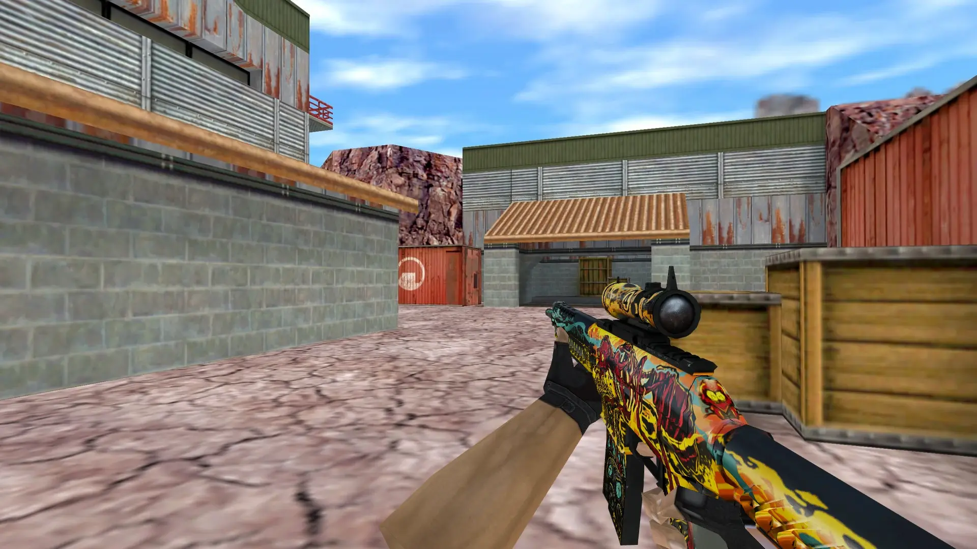 SG 553 Reactor — de_nuke (first person)