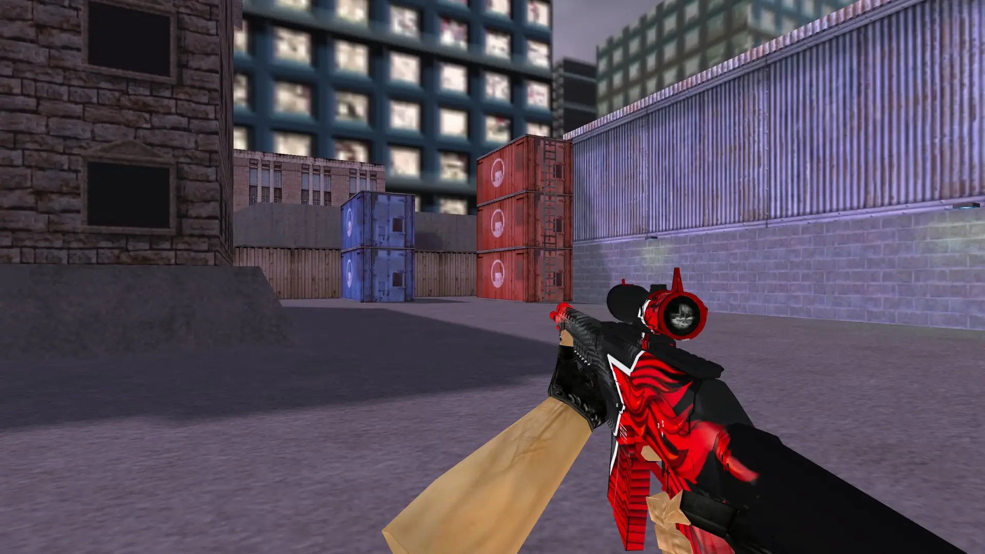 SG 553 Starladder — cs_assault (first person)