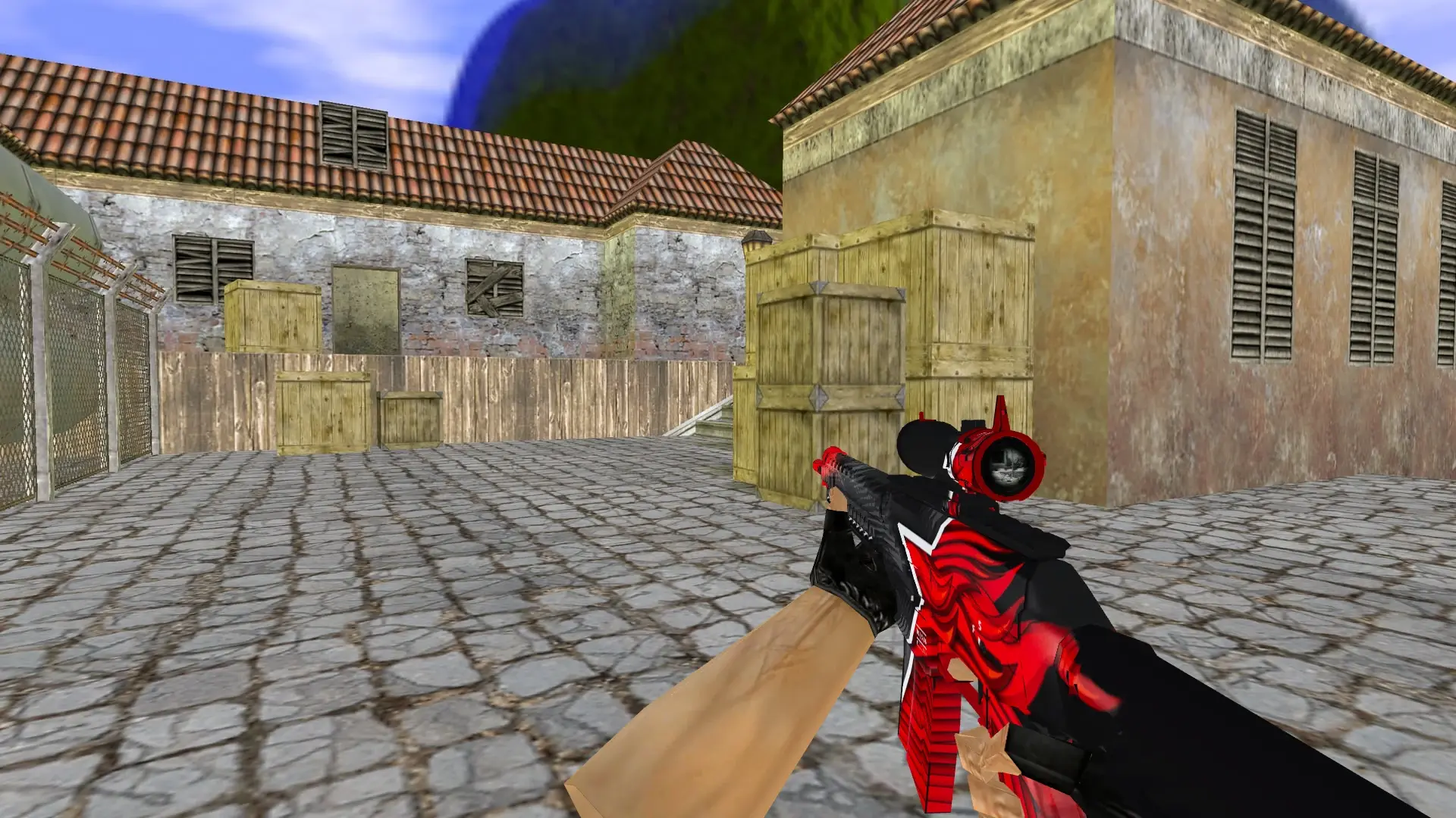 SG 553 Starladder — de_inferno (first person)