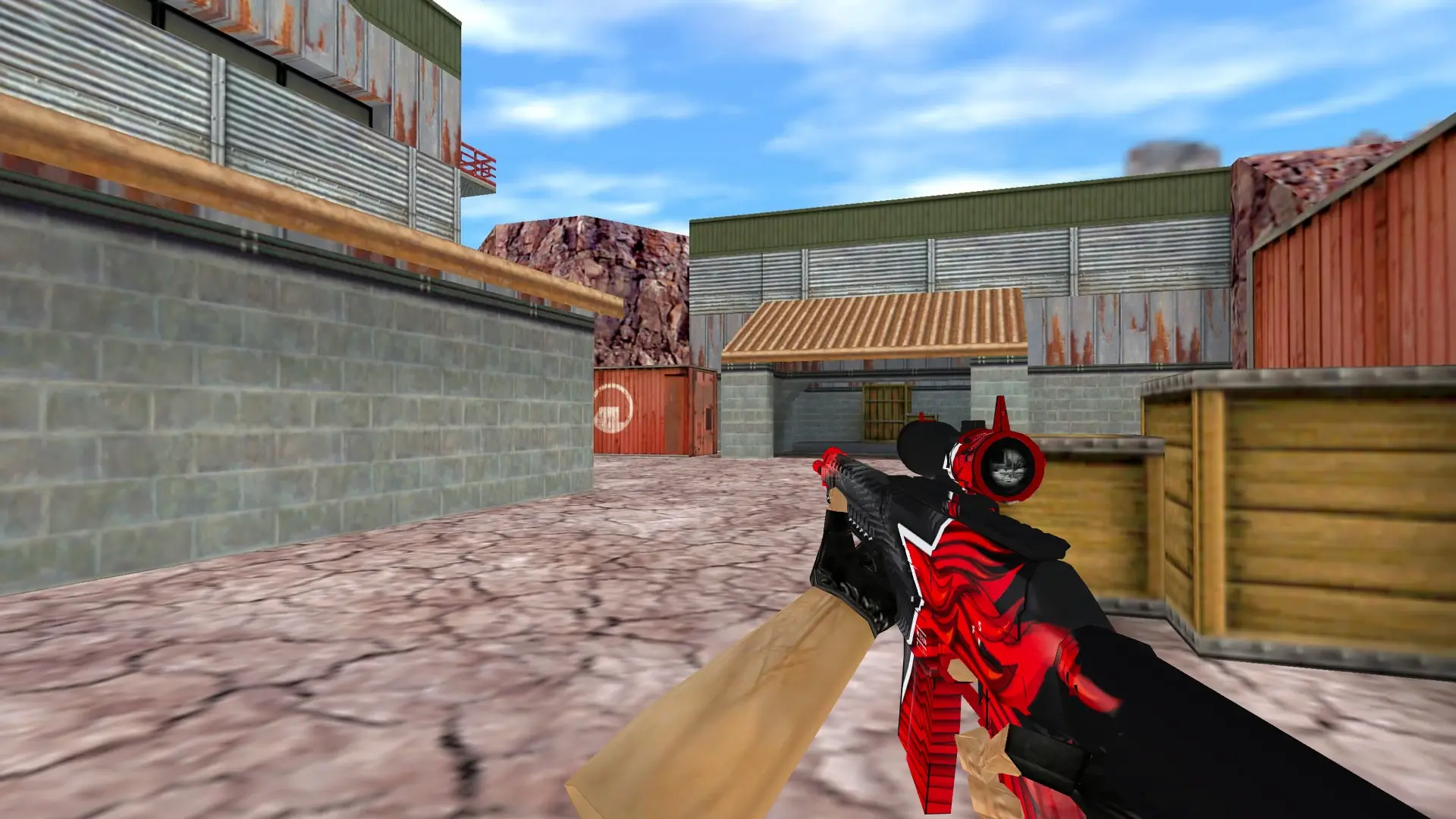 SG 553 Starladder — de_nuke (first person)