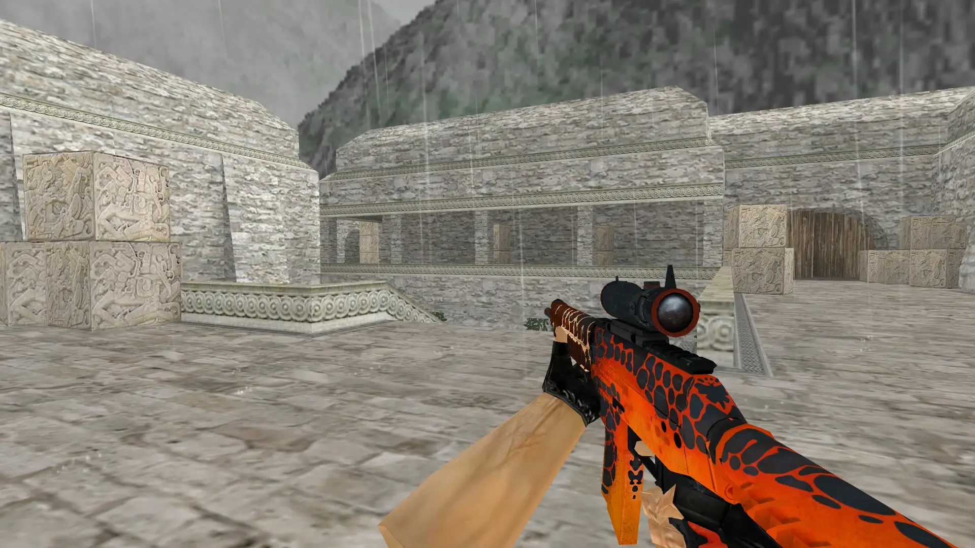 SG 553 Tiger Moth — de_aztec (first person)