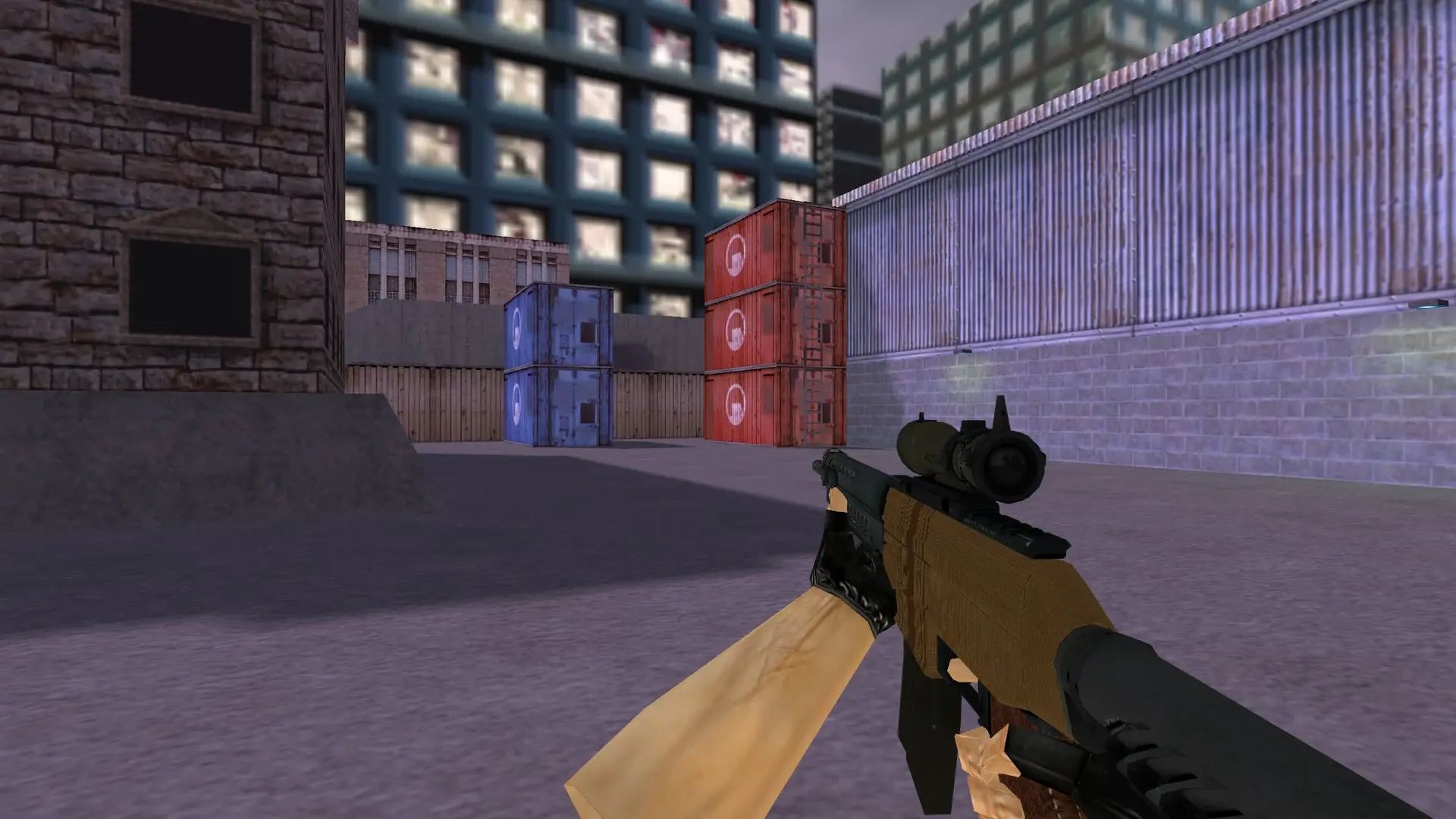 SG 553 Traveler — cs_assault (first person)