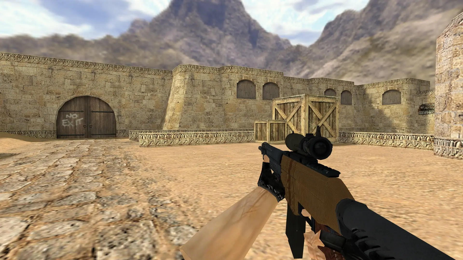 SG 553 Traveler — de_dust2 (first person)