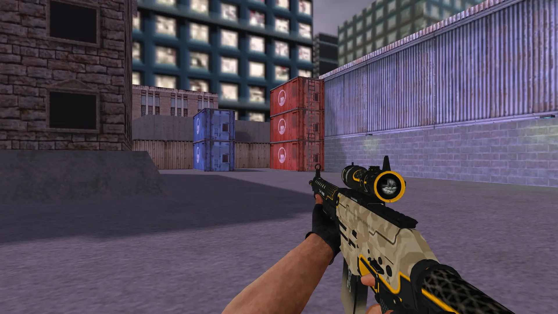 SG 553 Triarch — cs_assault (first person)