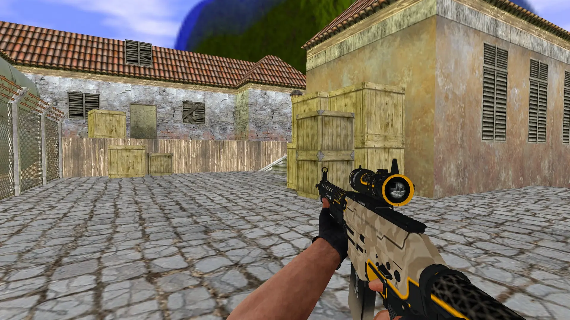 SG 553 Triarch — de_inferno (first person)