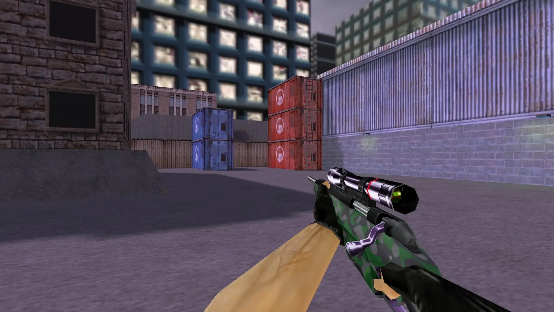 Scout Forest Camo — cs_assault (first person)