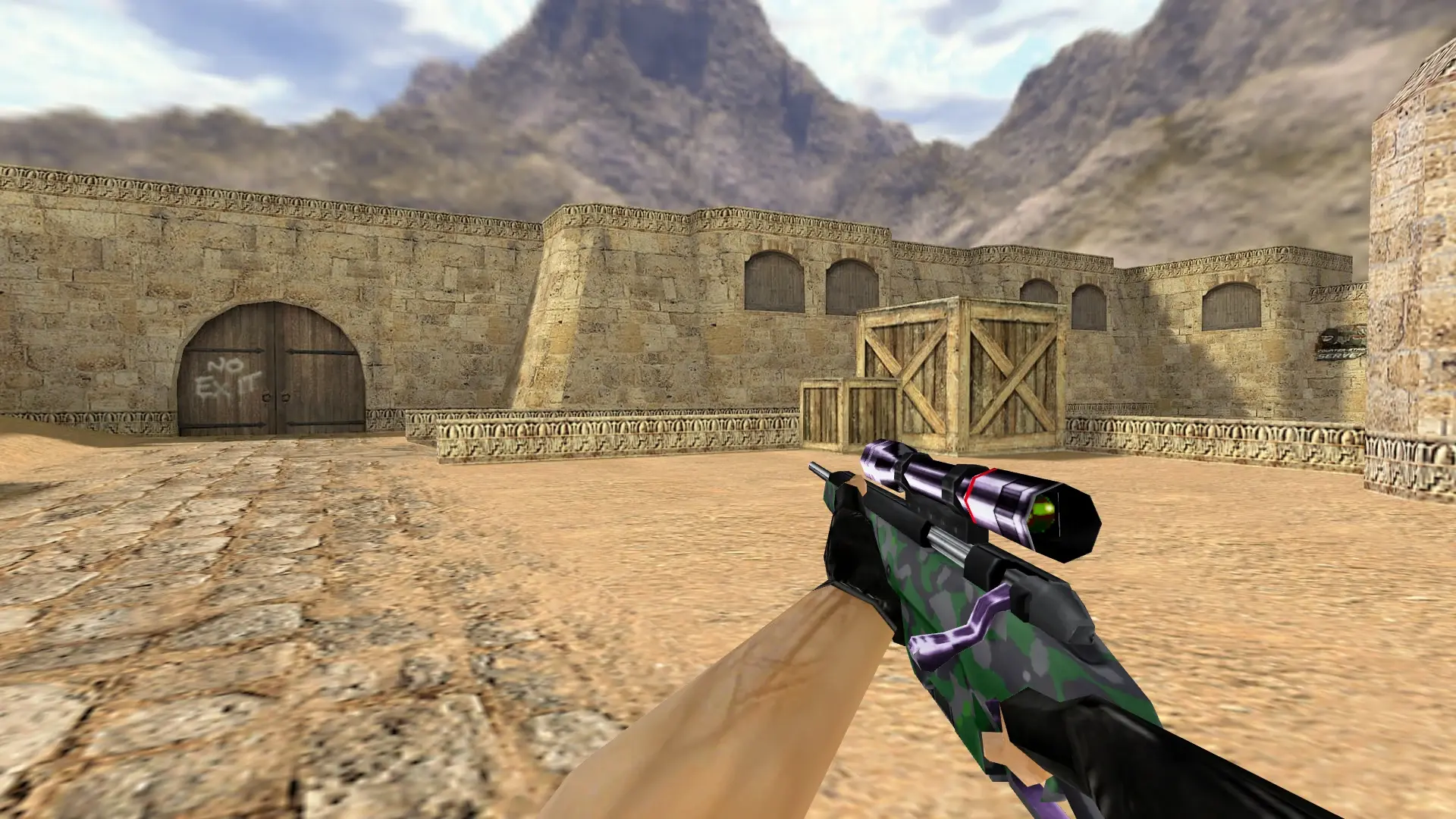 Scout Forest Camo — de_dust2 (first person)