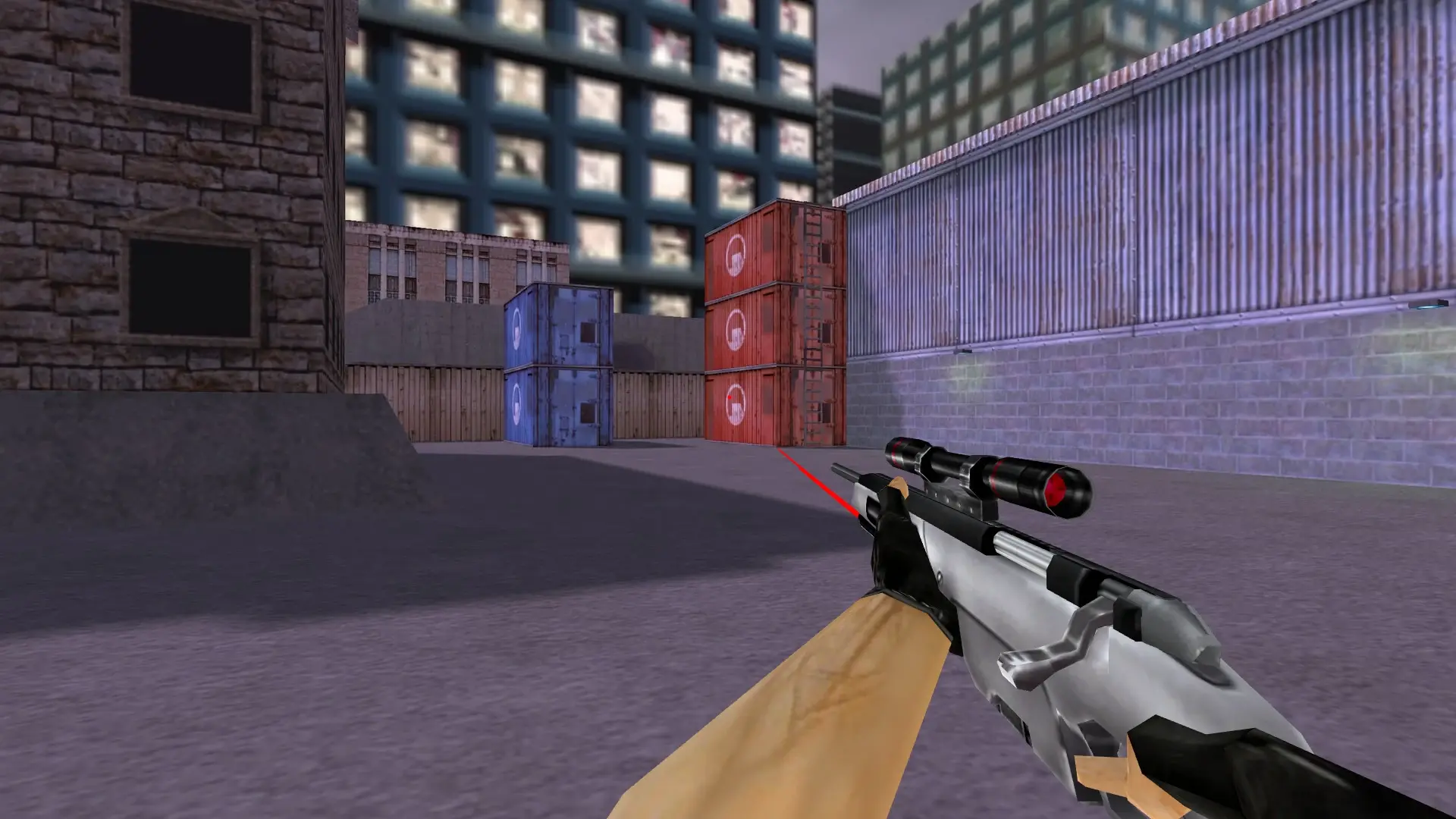 Scout with Laser Sight — cs_assault (first person)