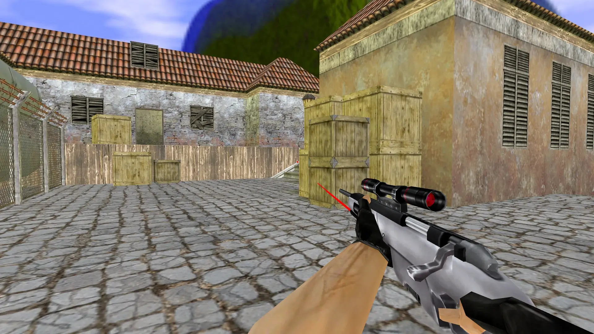 Scout with Laser Sight — de_inferno (first person)