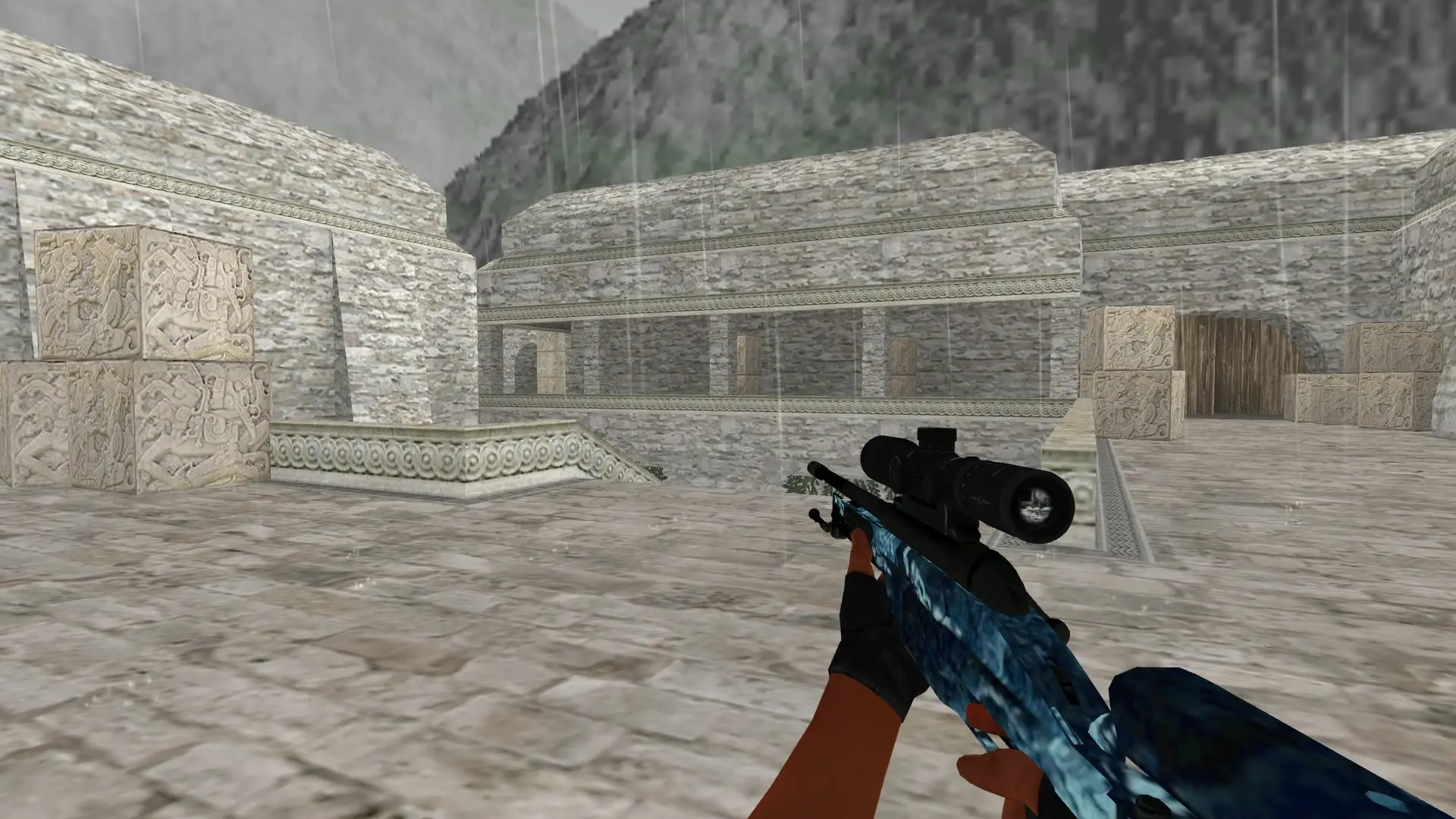 SSG 08 | Abyss — de_aztec (first person)