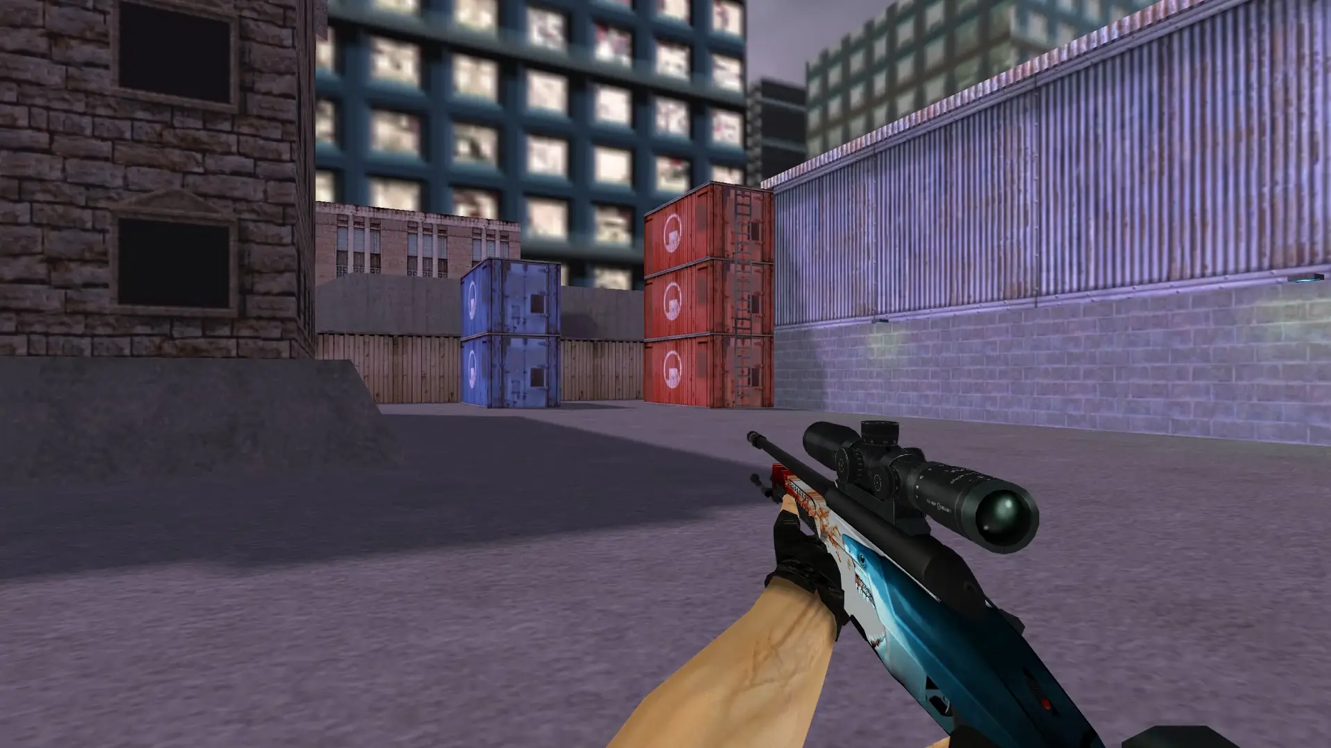 SSG 08 | Blood in the Water — cs_assault (first person)