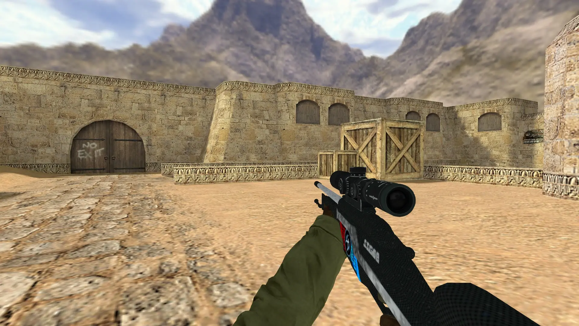 SSG 08 CT Power — de_dust2 (first person)