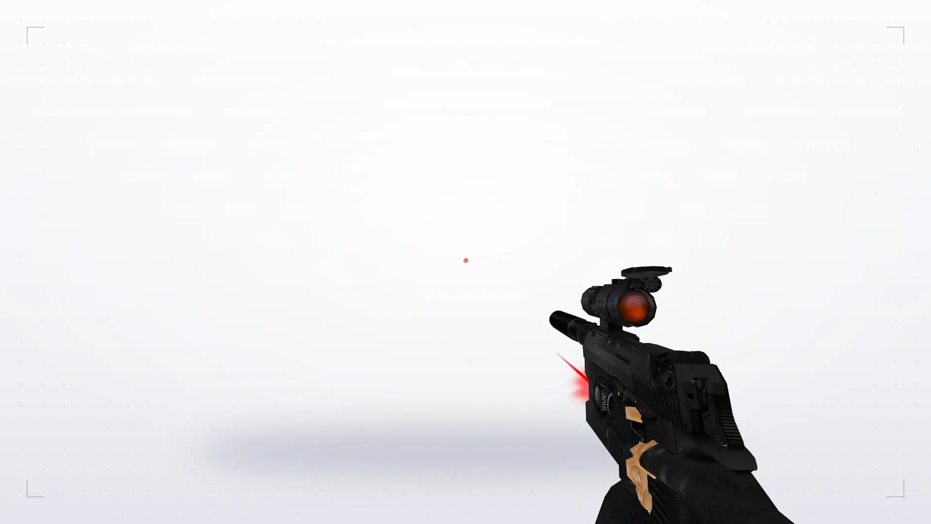 Desert Eagle in the Scout Slot — first person