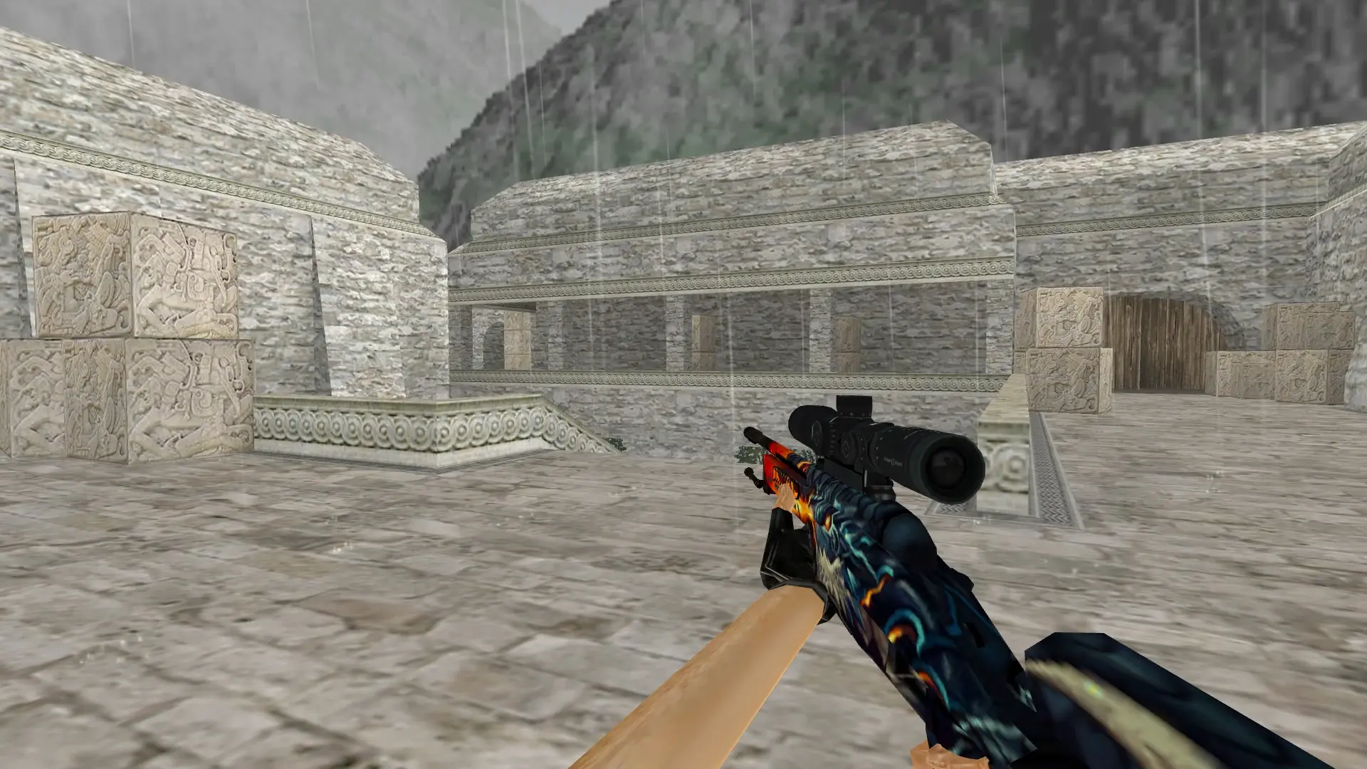 SSG 08 Dragonfire — de_aztec (first person)