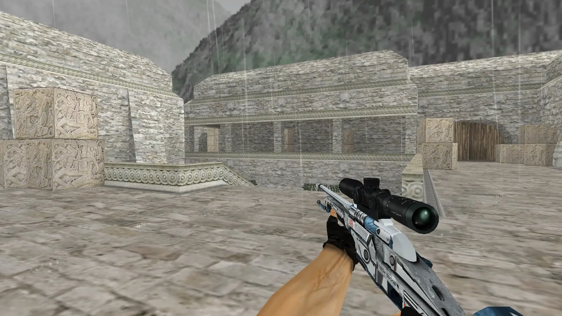 SSG 08 | Ghost Crusader — de_aztec (first person)