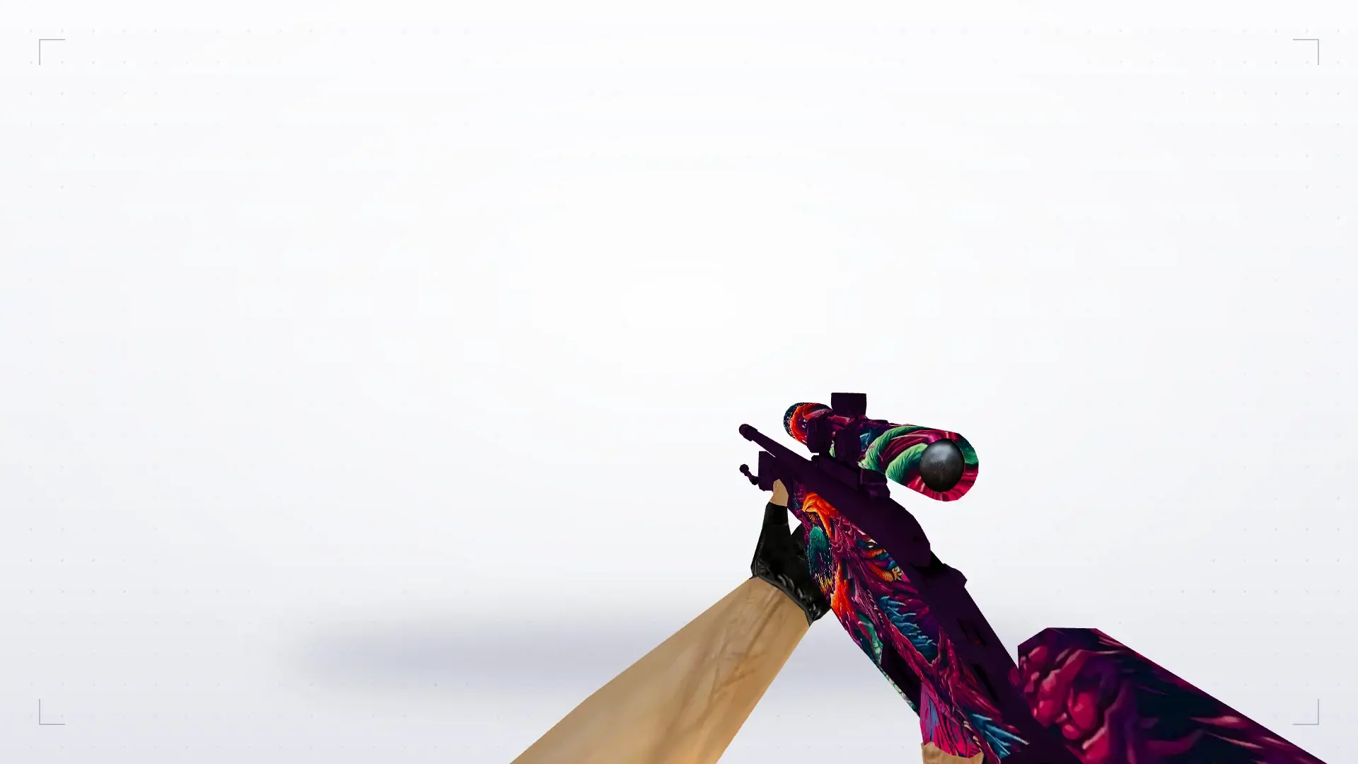 SSG 08 Hyper Beast — first person