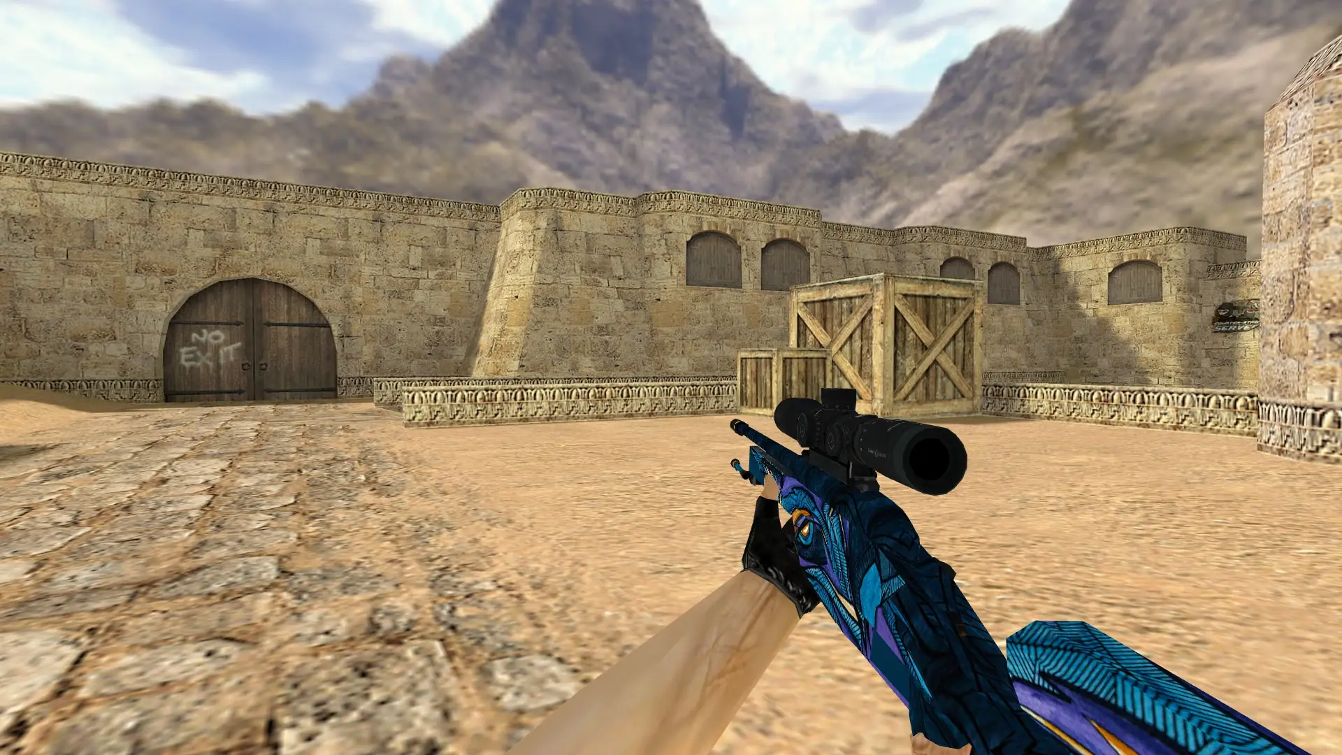 SSG 08 Mobius — de_dust2 (first person)