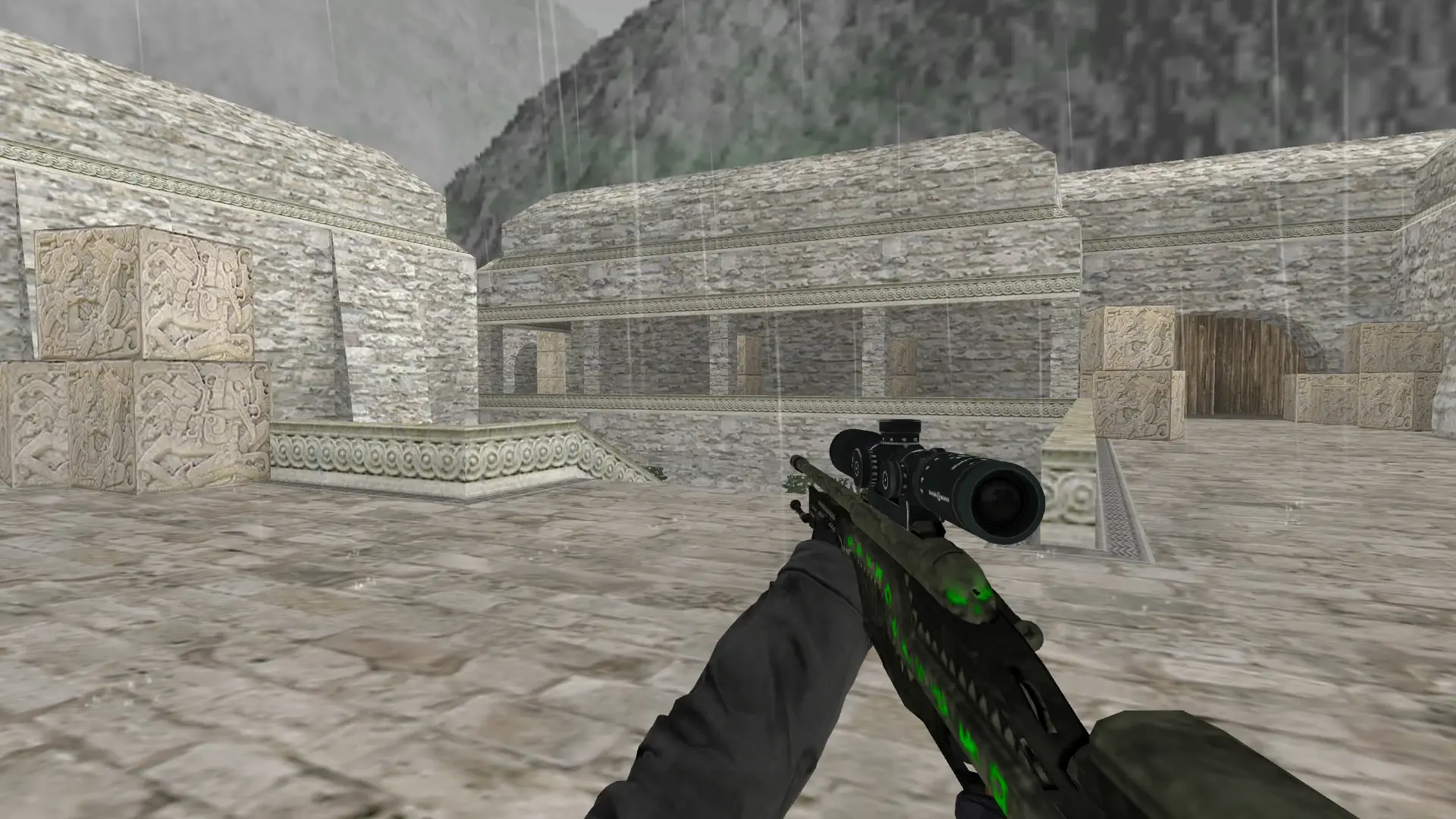SSG 08 | Necropos — de_aztec (first person)
