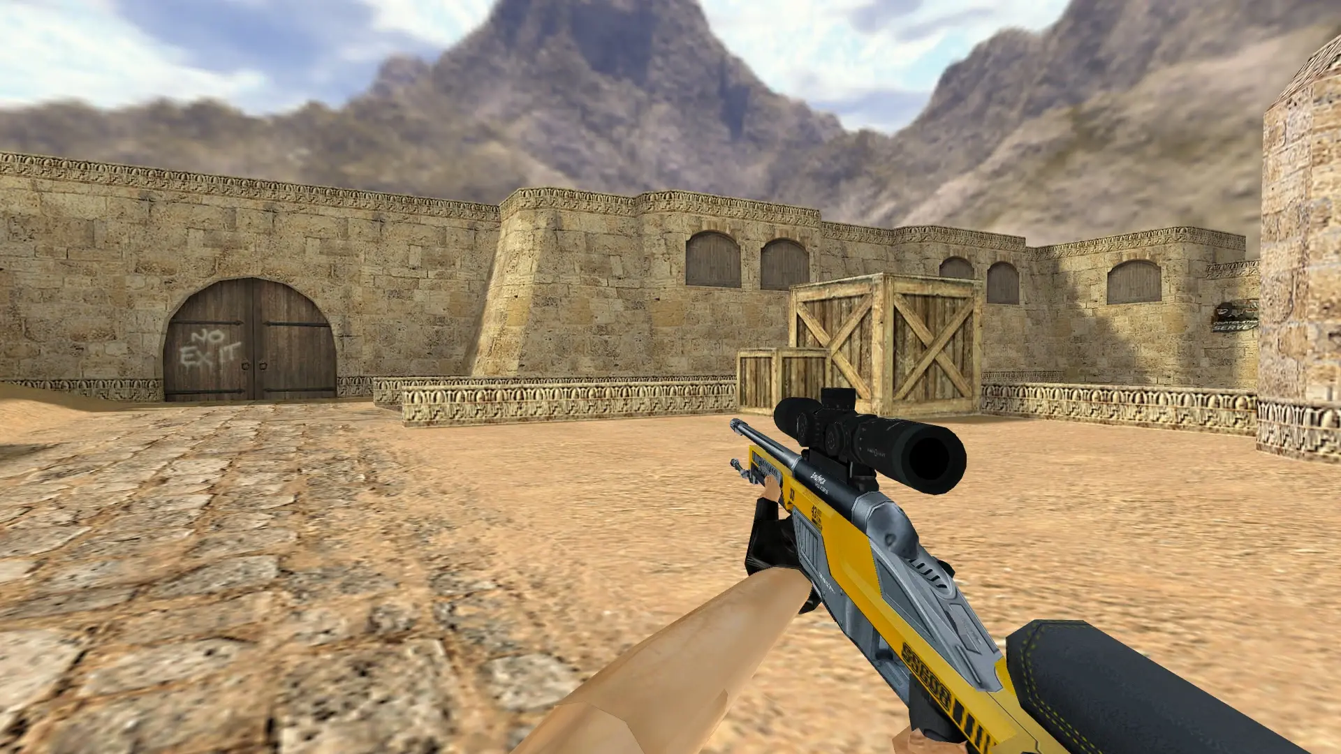 SSG 08 Supercharged — de_dust2 (first person)