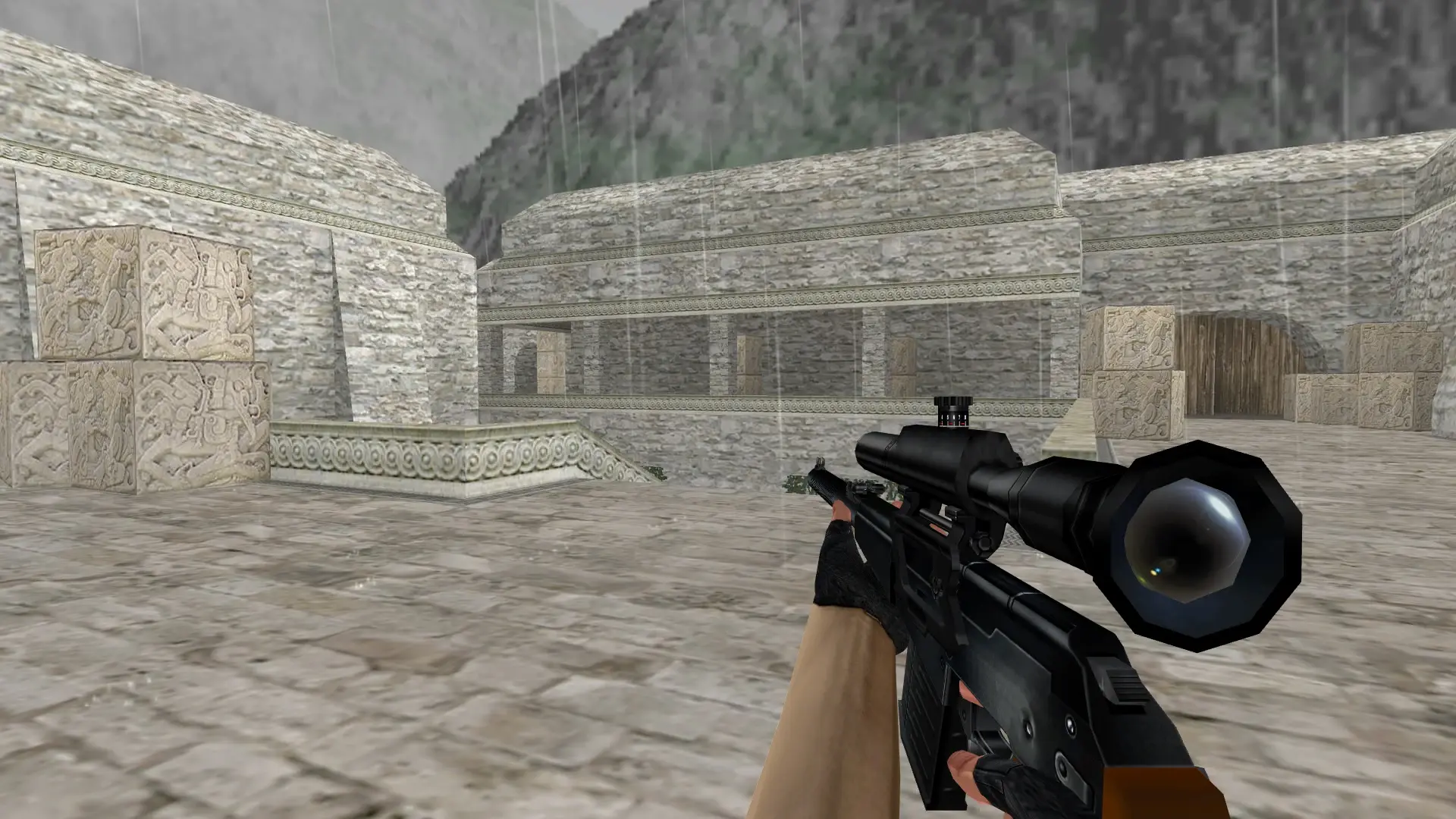 VSS Vintorez — de_aztec (first person)