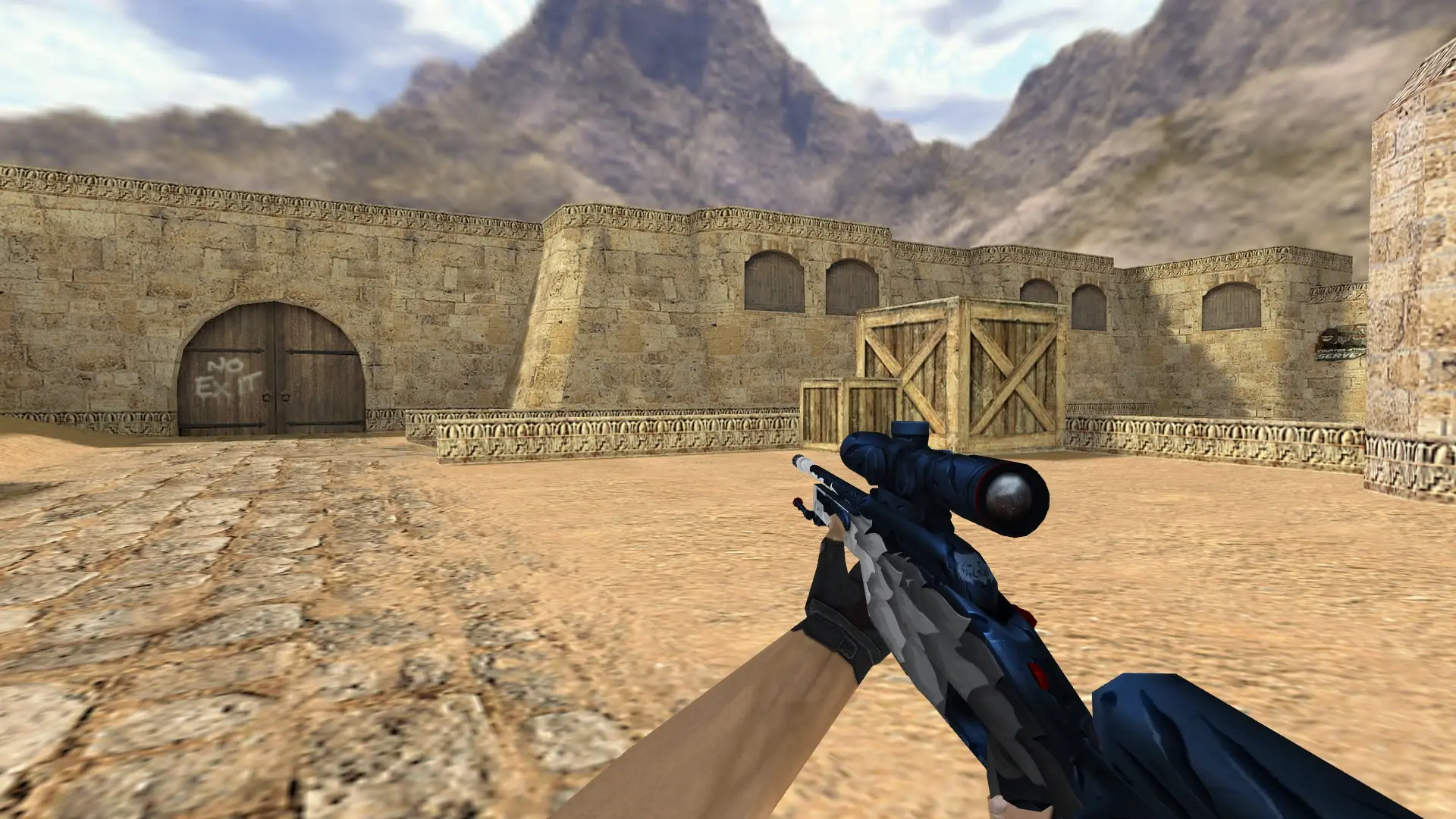 SSG 08 White Fang — de_dust2 (first person)