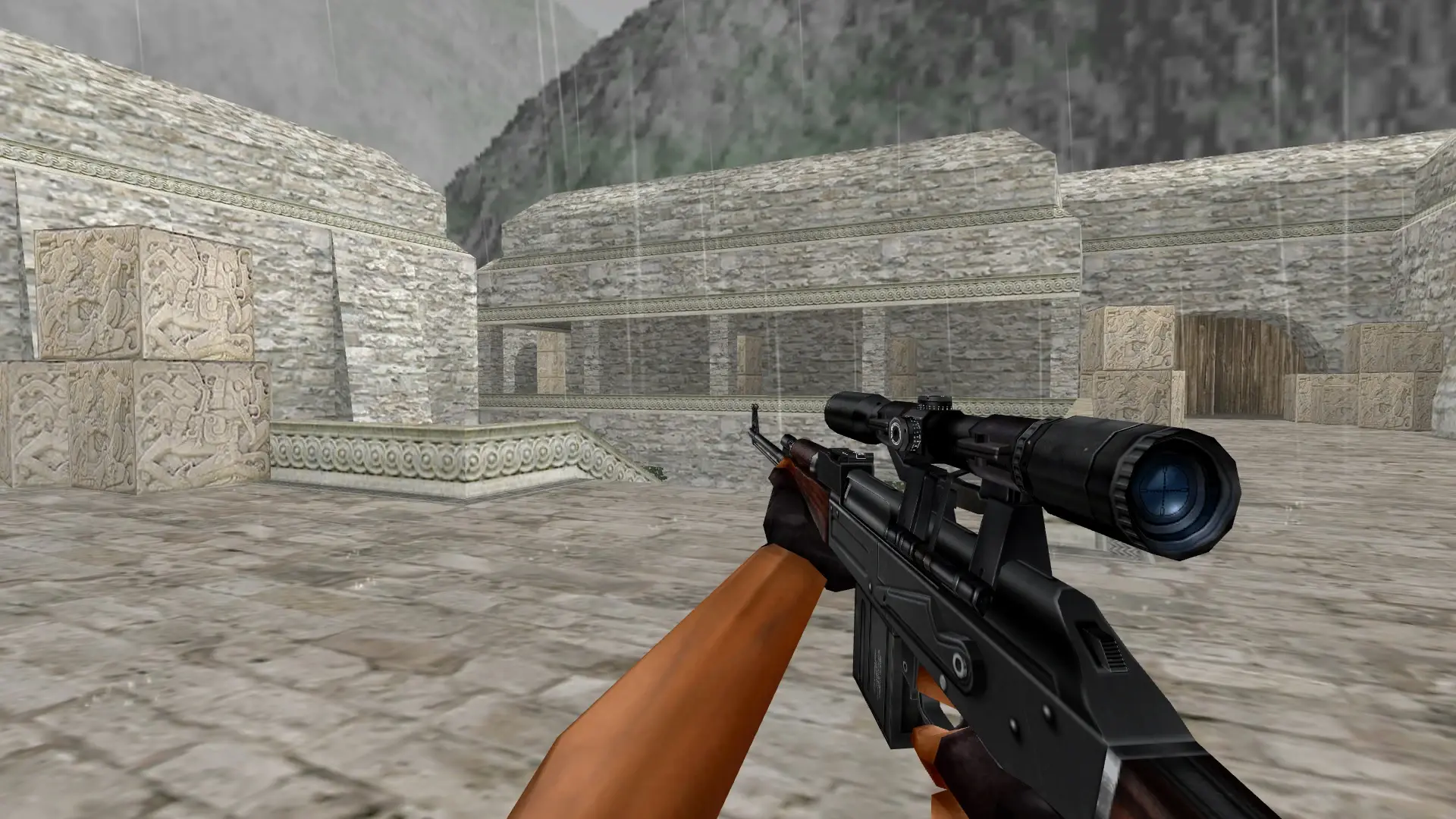 Zastava M76 — de_aztec (first person)