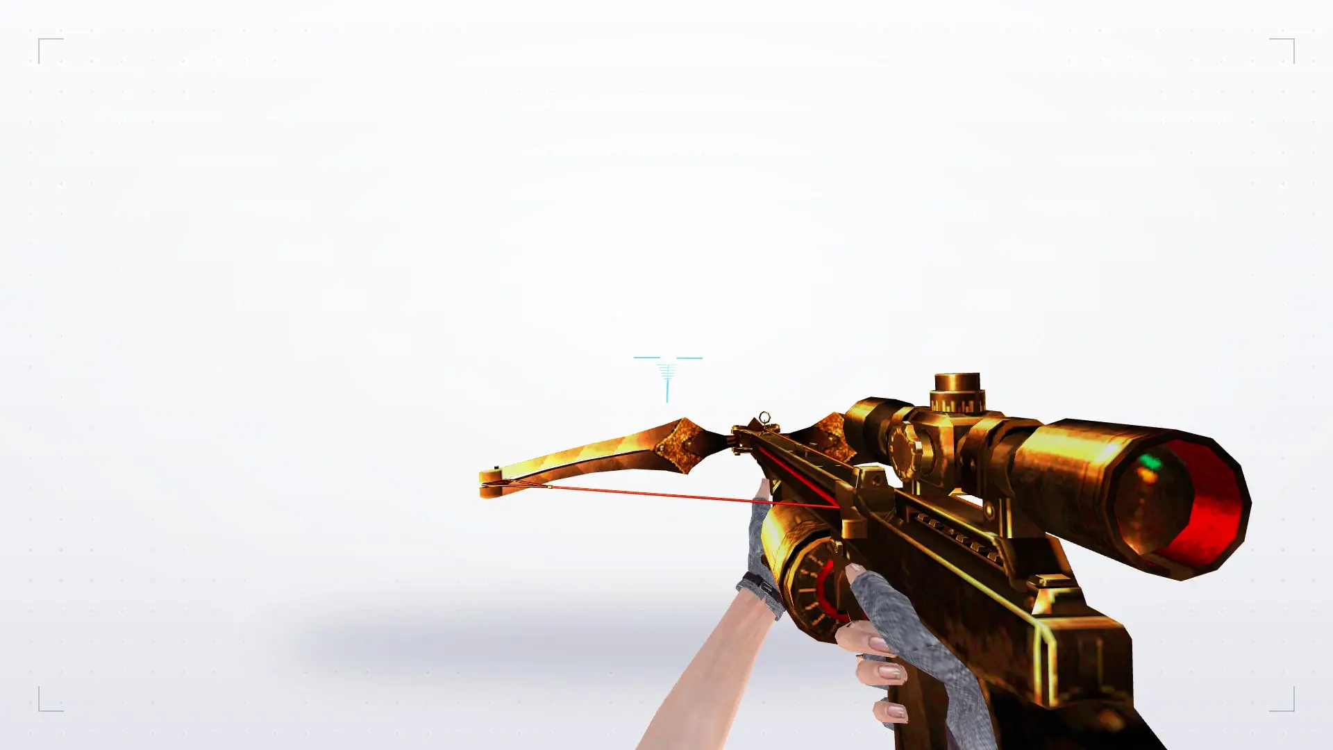 Bronze Crossbar — first person