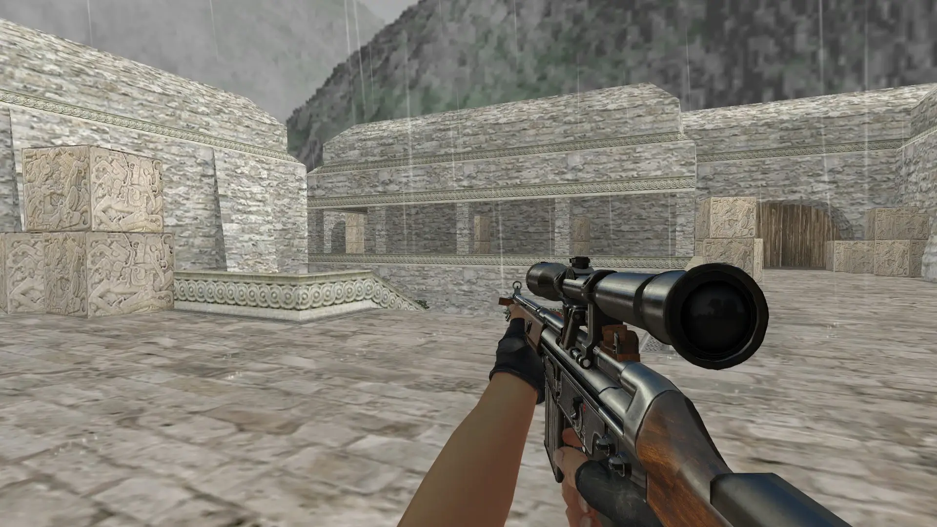 G3SG1 Hunter — de_aztec (first person)