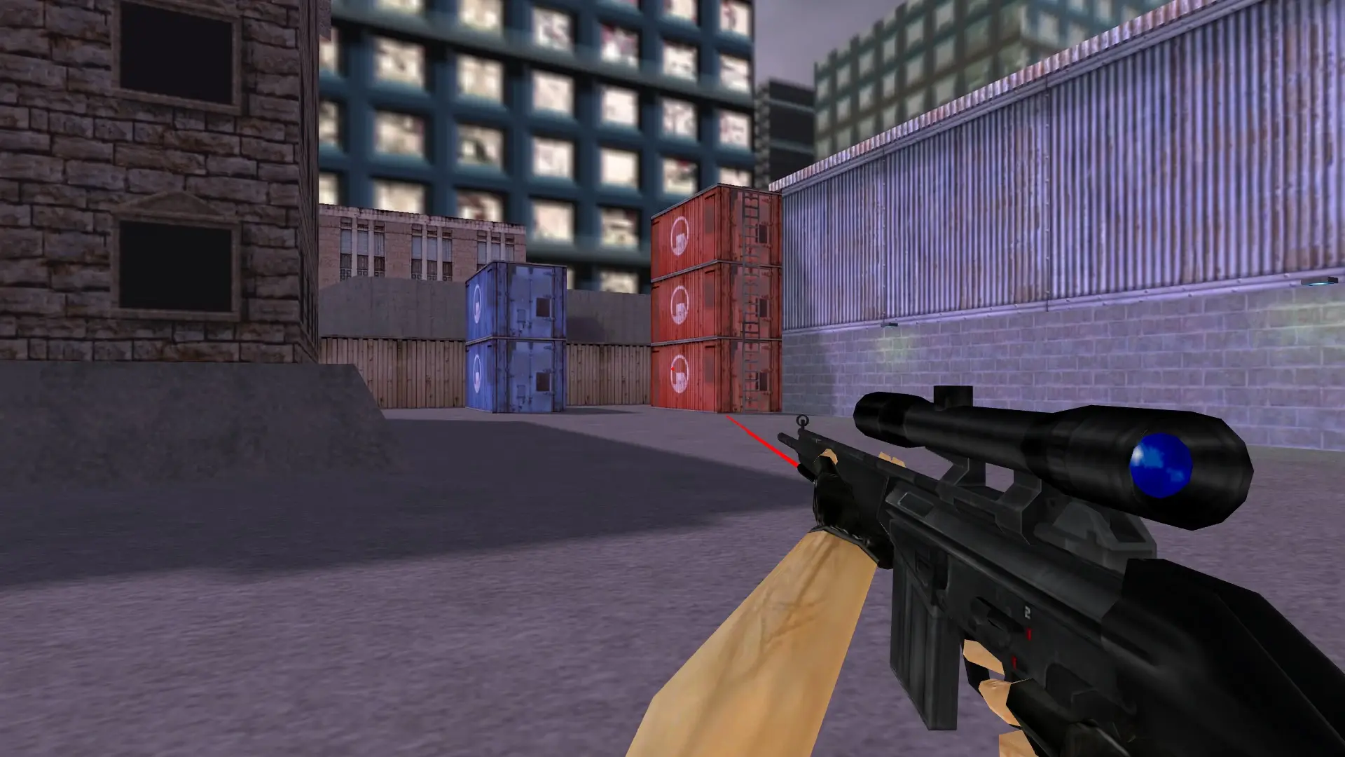 G3SG1 with a Laser Sight — cs_assault (first person)