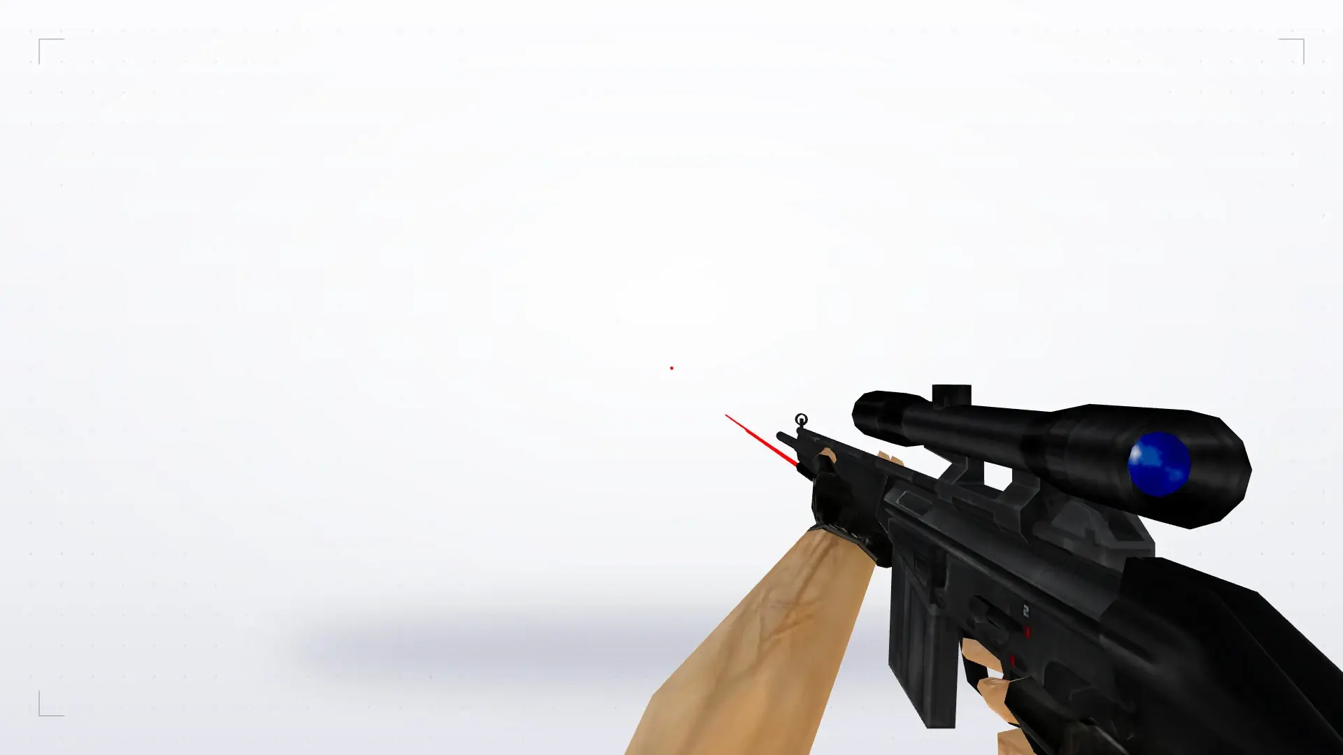 G3SG1 with a Laser Sight — first person