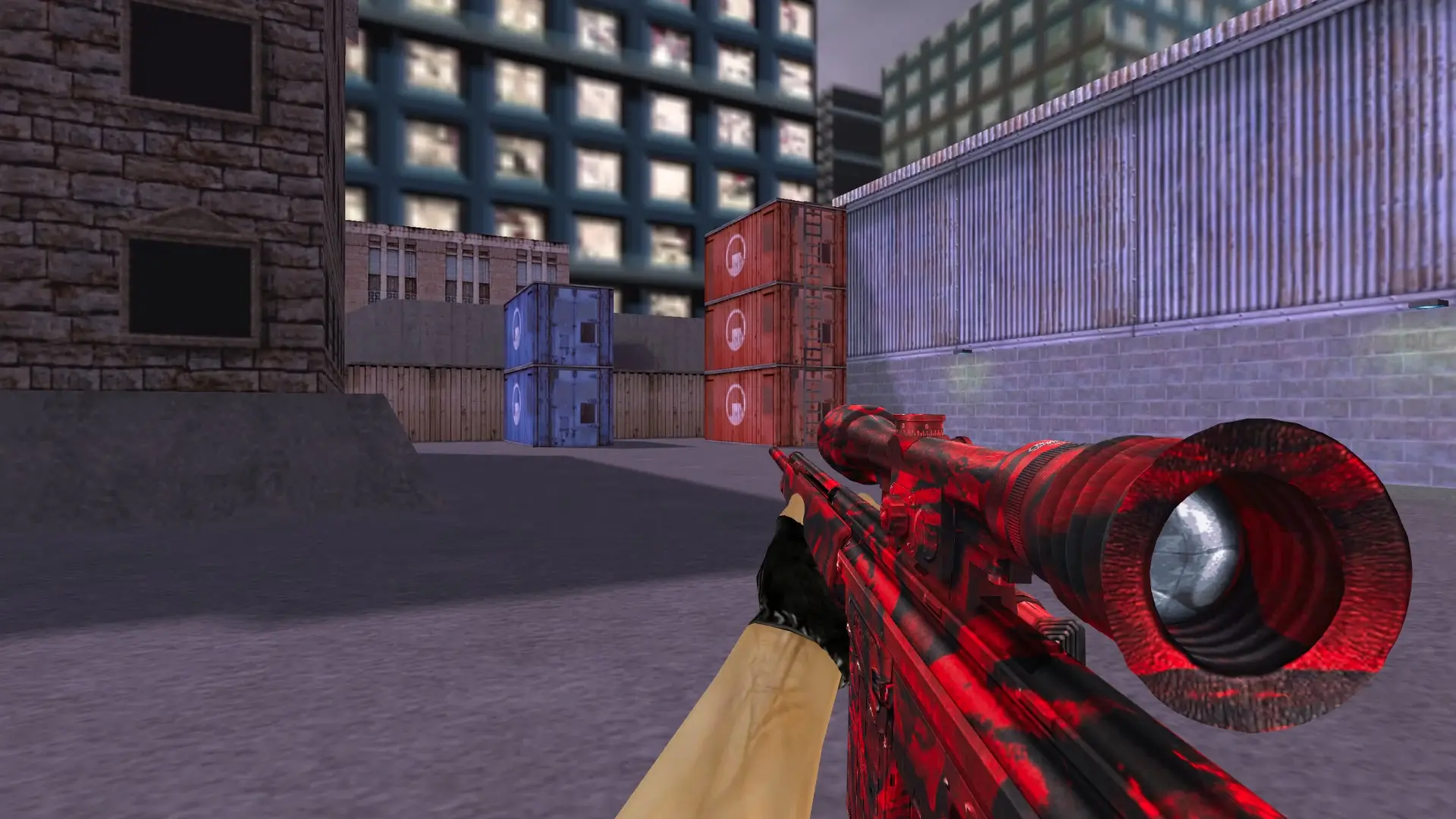 G3SG1 in Red Camo — cs_assault (first person)