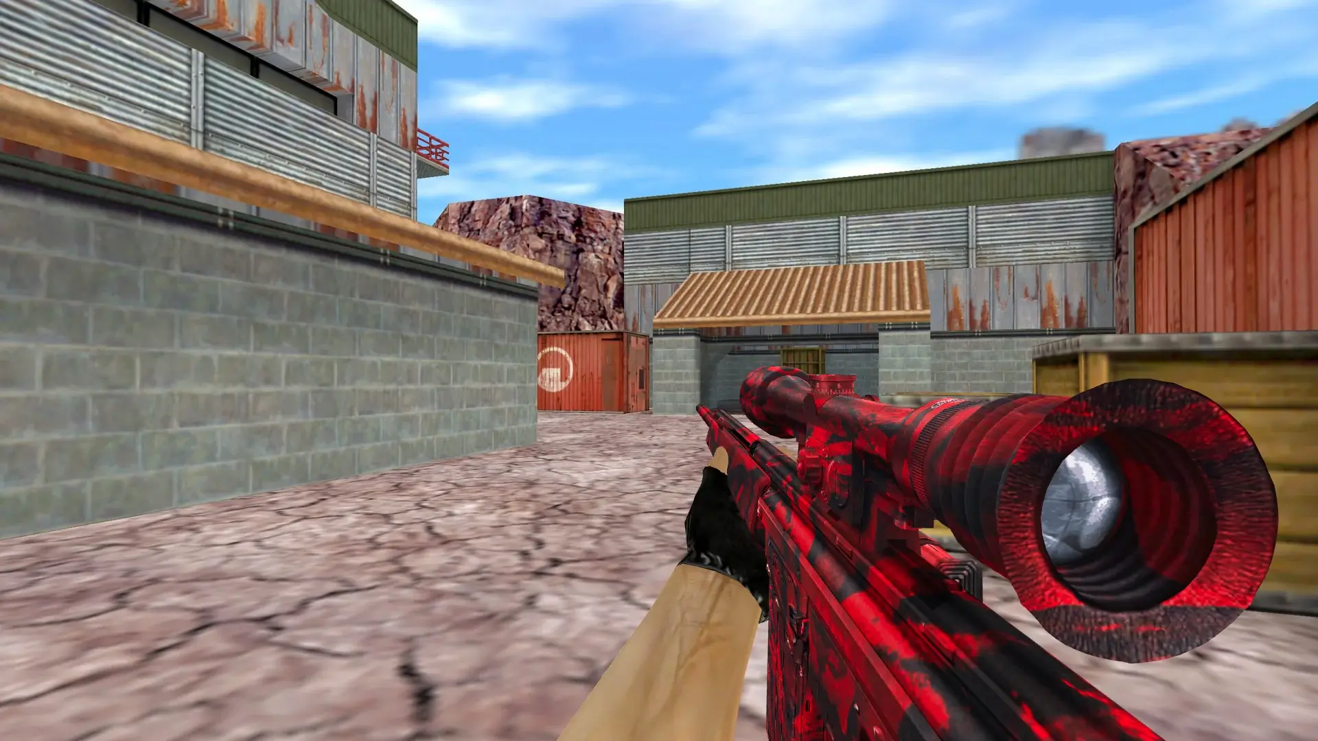 G3SG1 in Red Camo — de_nuke (first person)